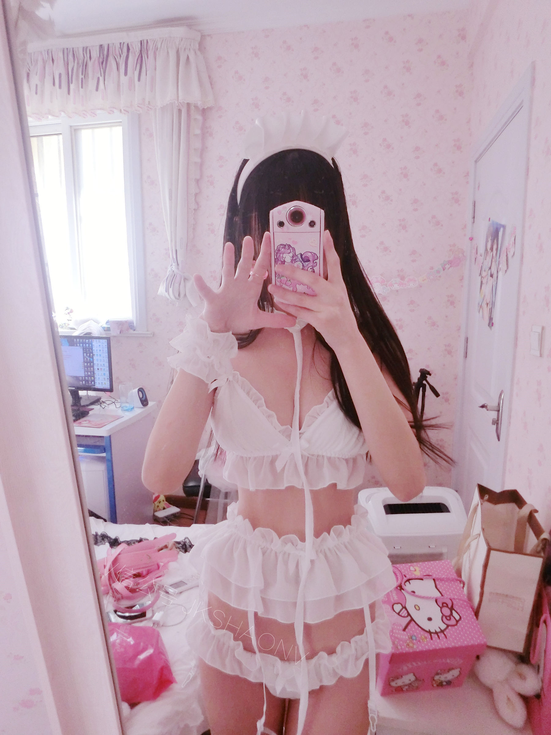 [福利COS] H工口小学生赛高作品 - 轻SM绳艺 捆绑超仙美少女