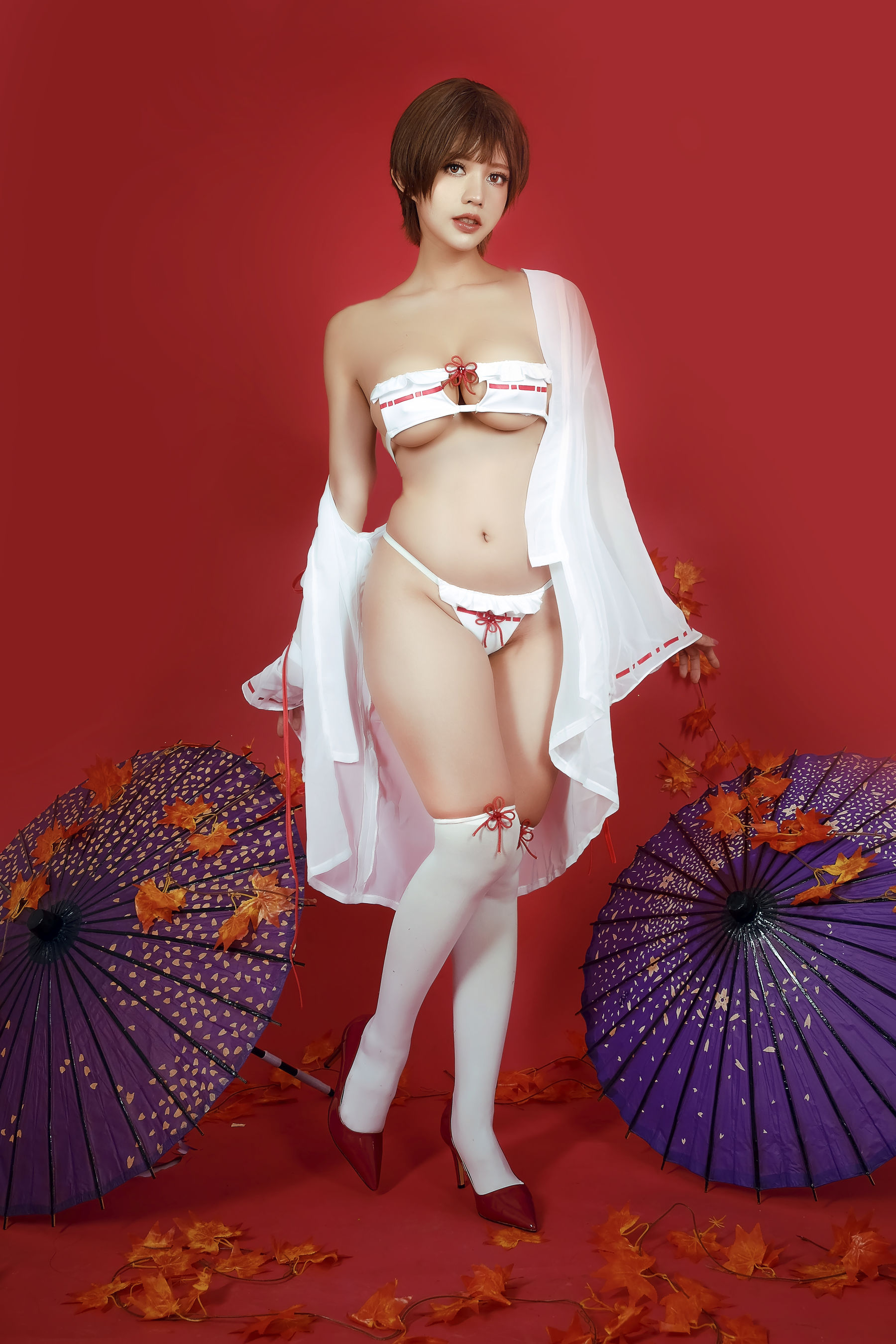 [福利COS] PingPing - Nagisa Swimsuit