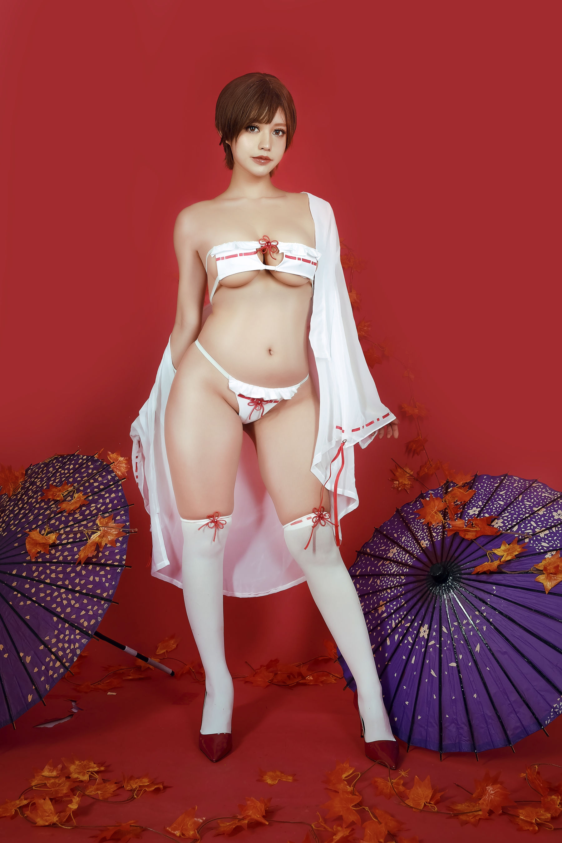 [福利COS] PingPing - Nagisa Swimsuit