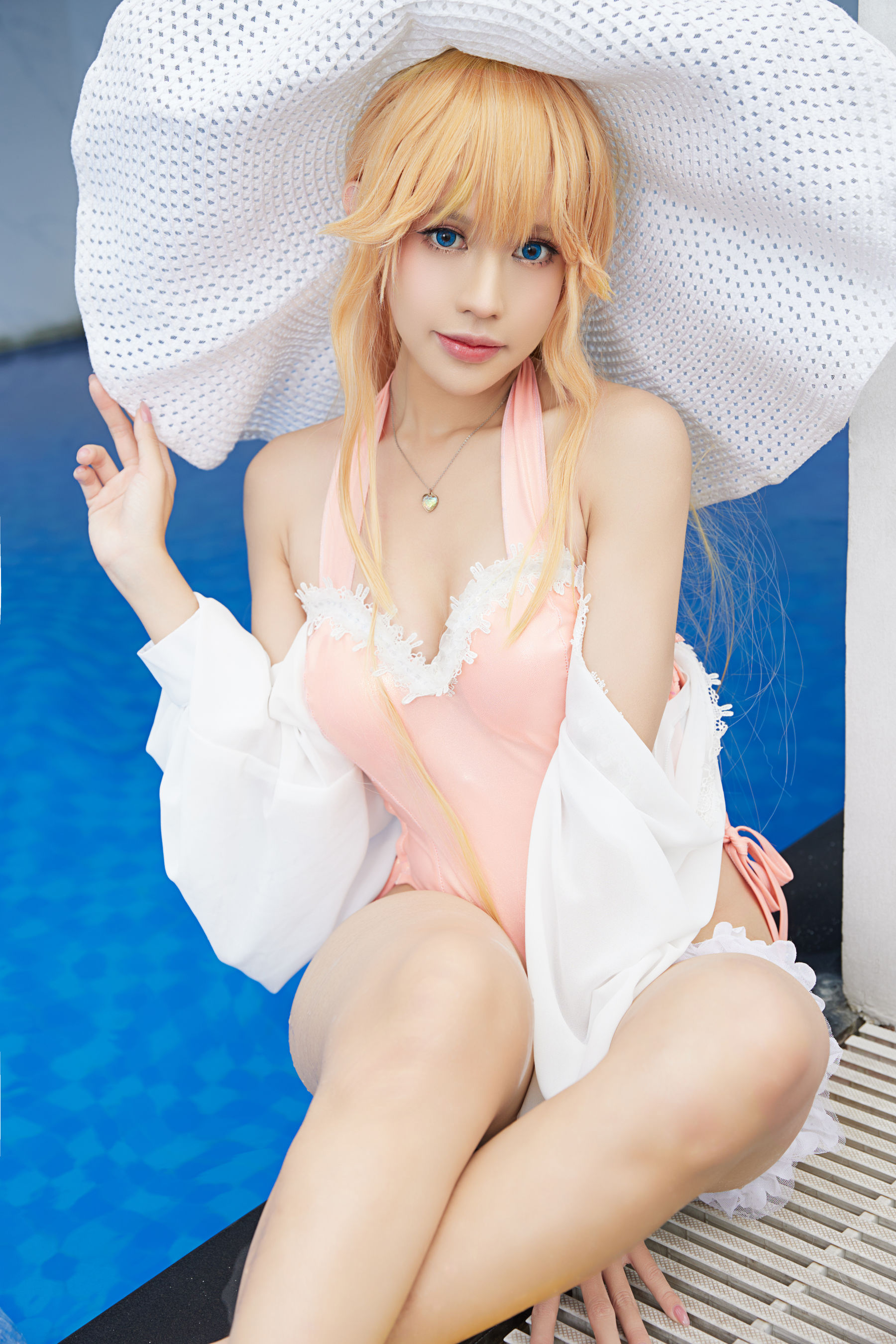 [福利COS] PingPing - Richelieu Swimsuit