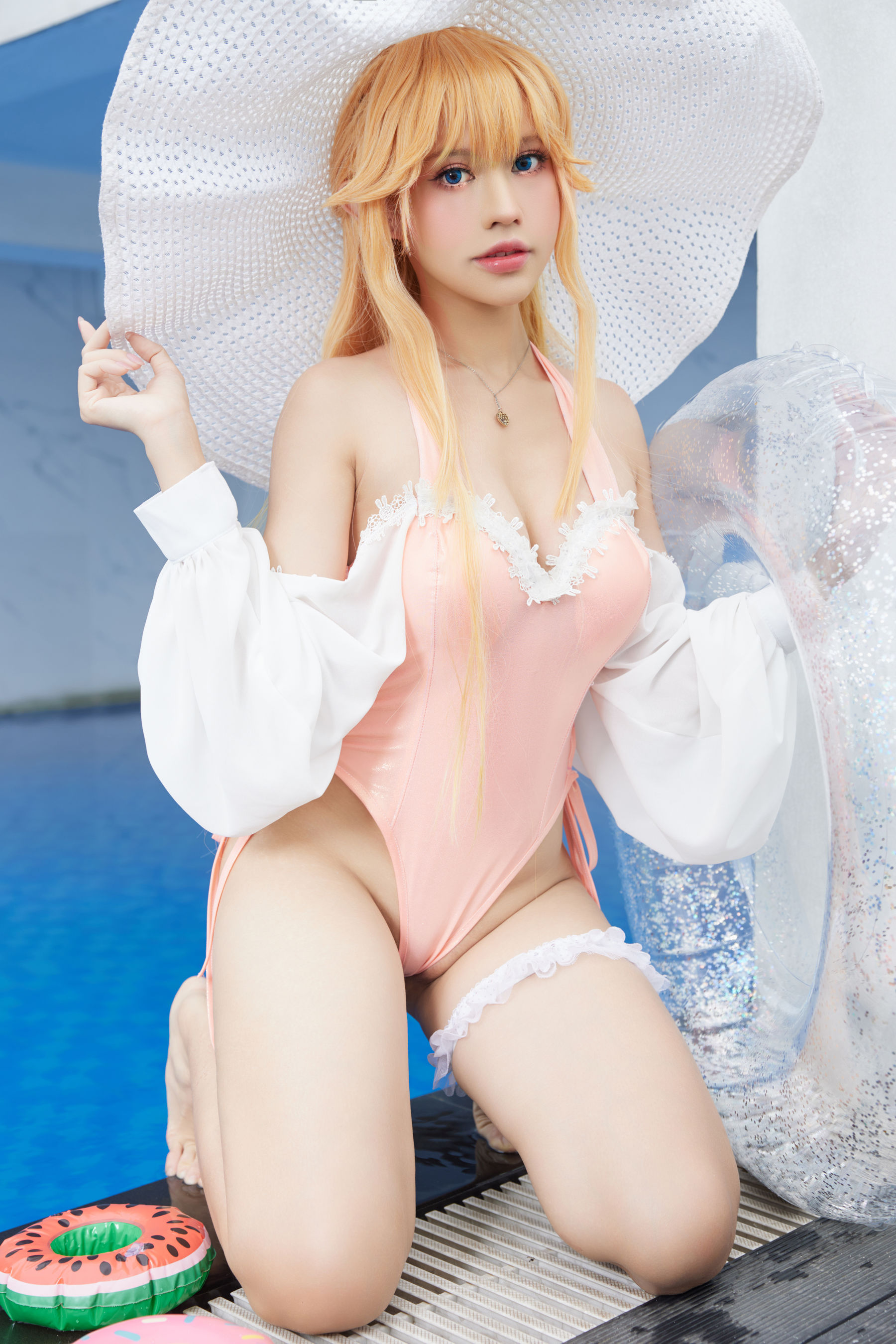 [福利COS] PingPing - Richelieu Swimsuit