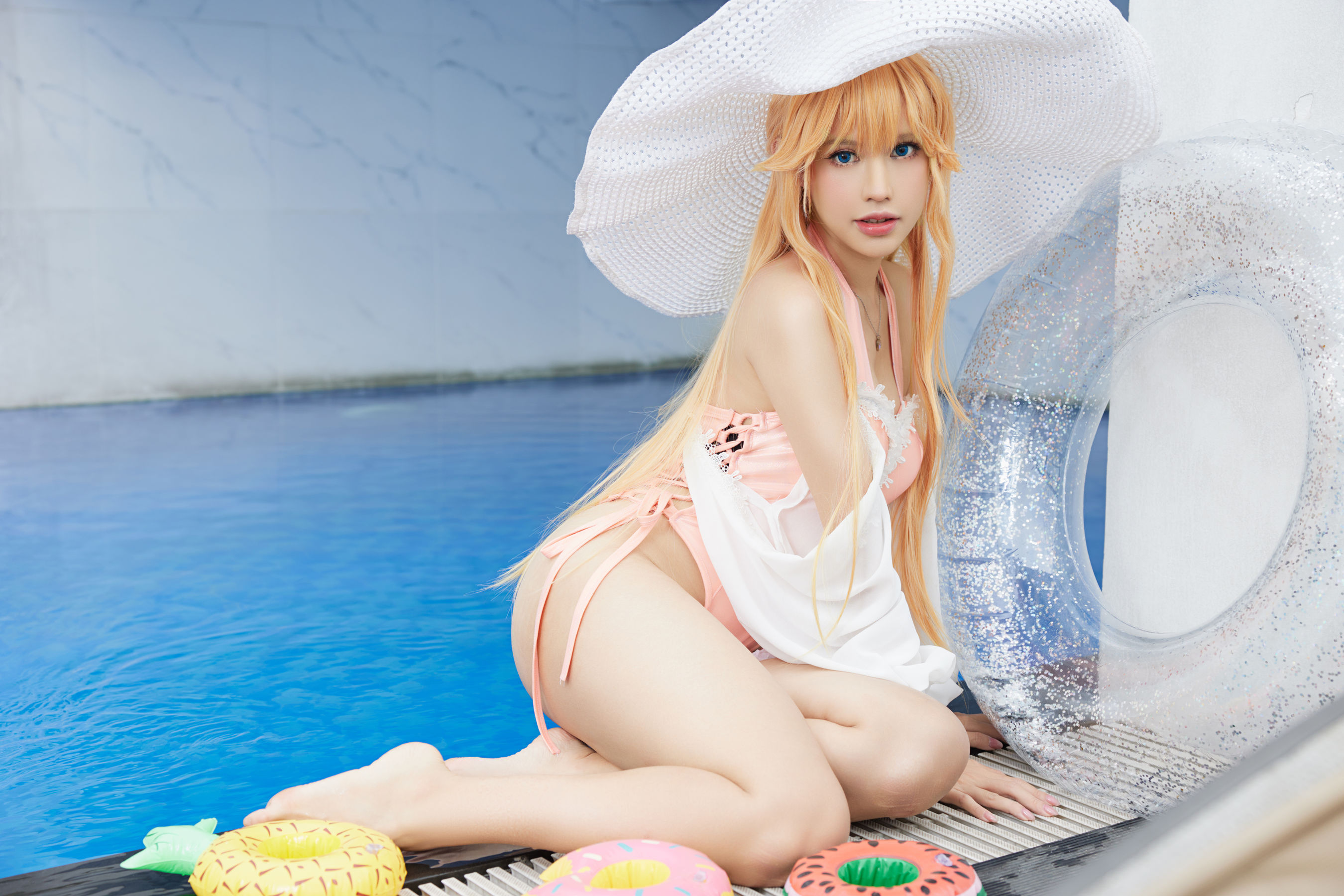 [福利COS] PingPing - Richelieu Swimsuit