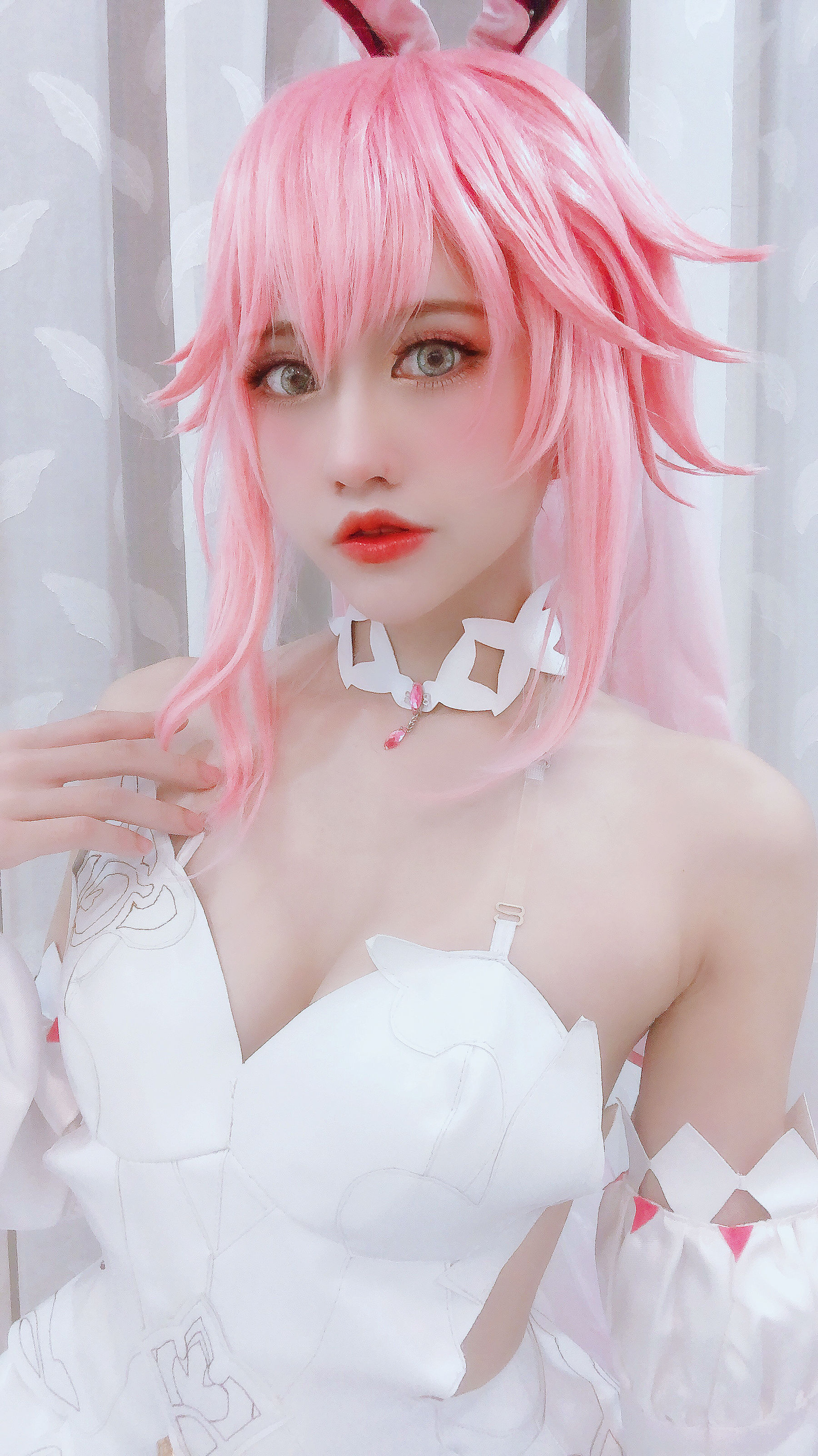 [福利COS] PingPing - Yae Sakura Wedding dress
