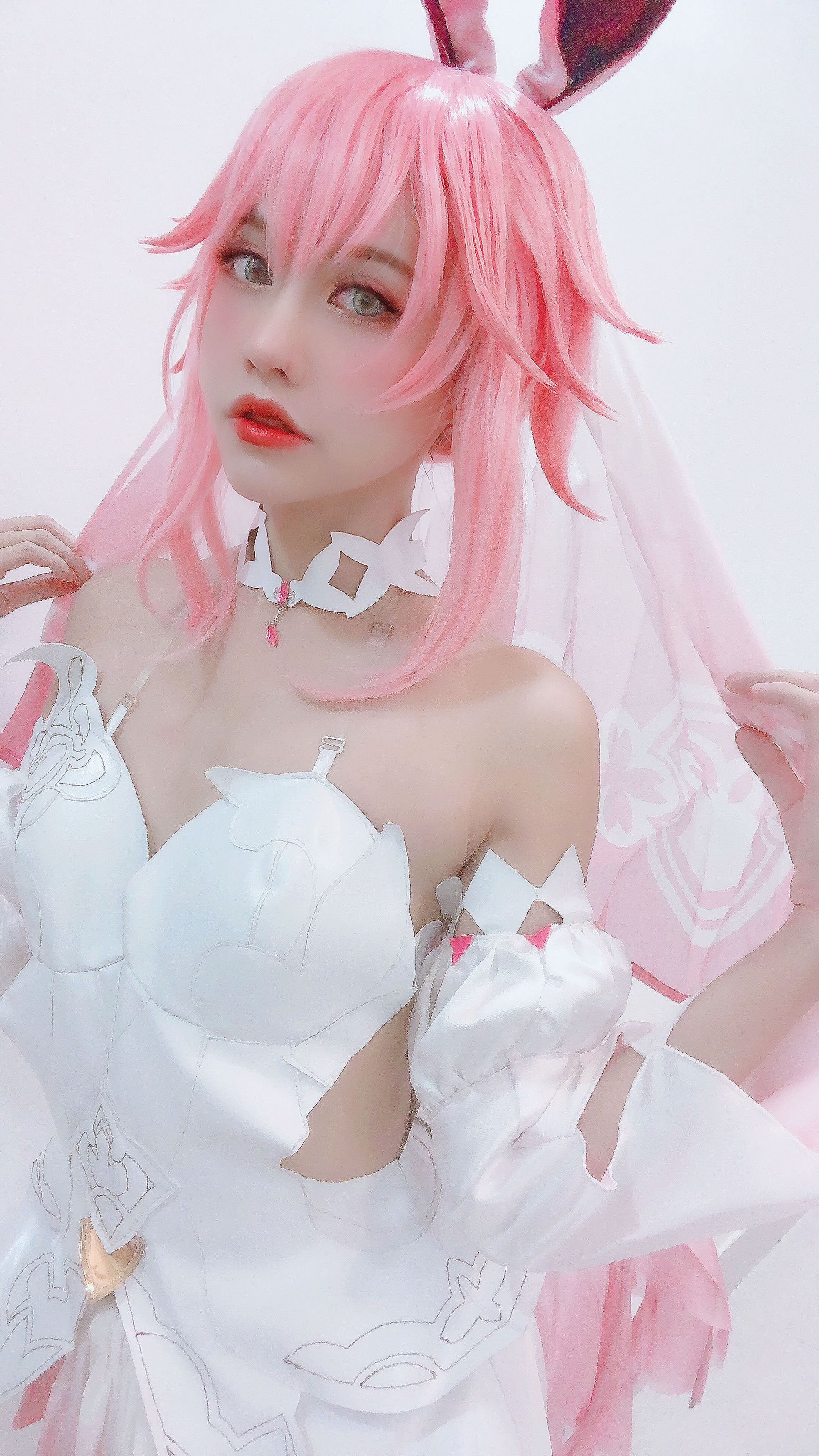 [福利COS] PingPing - Yae Sakura Wedding dress