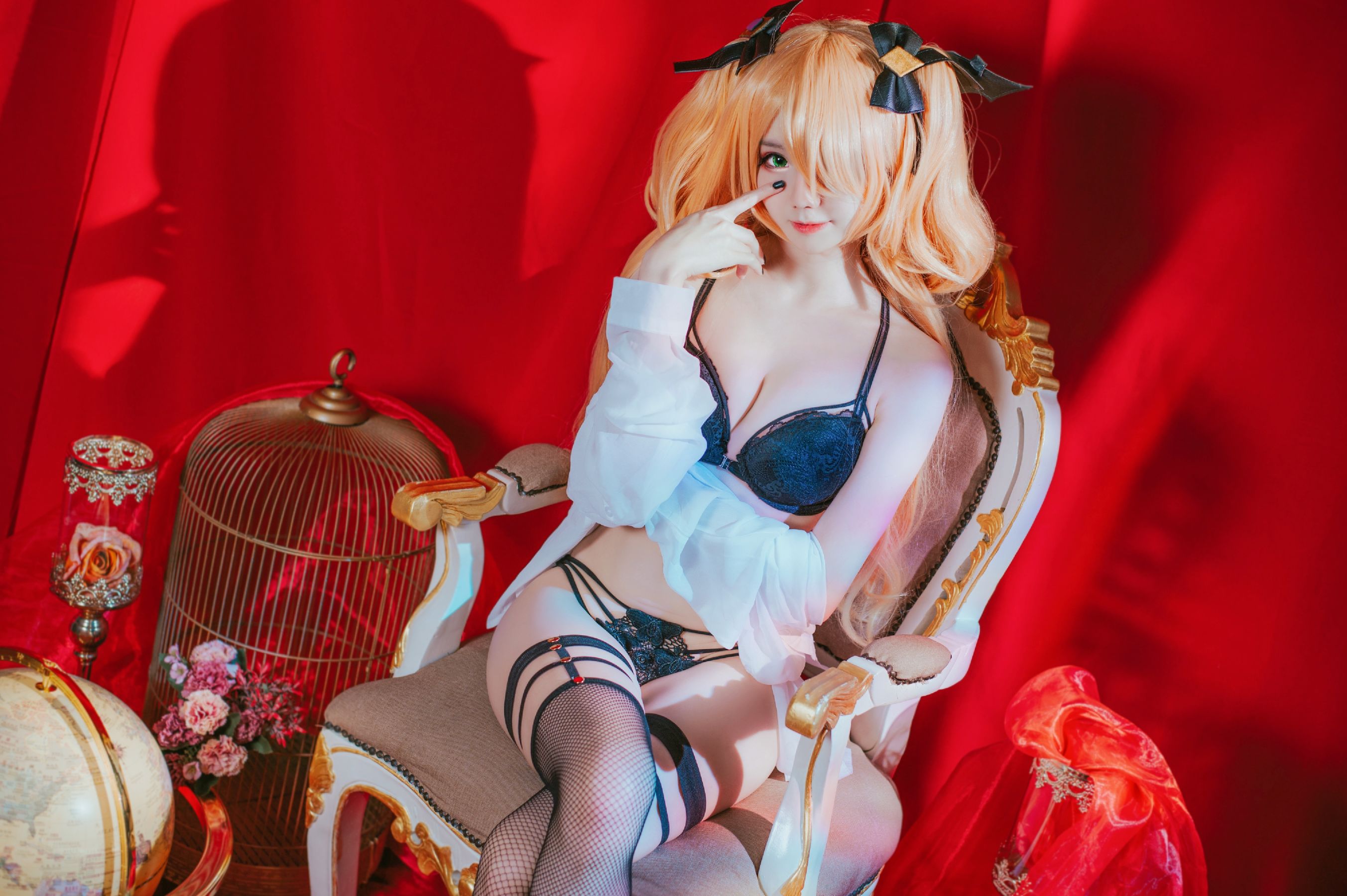 [福利COS] Sally Dorasnow - Fischl Gothic Lingerie