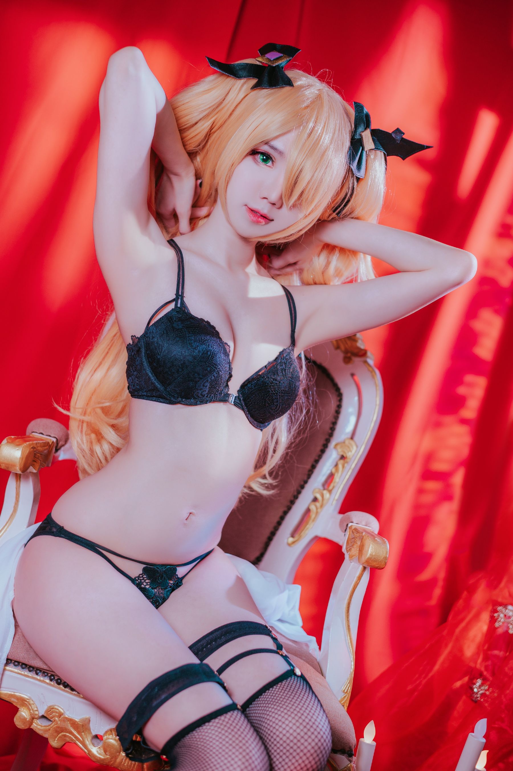 [福利COS] Sally Dorasnow - Fischl Gothic Lingerie