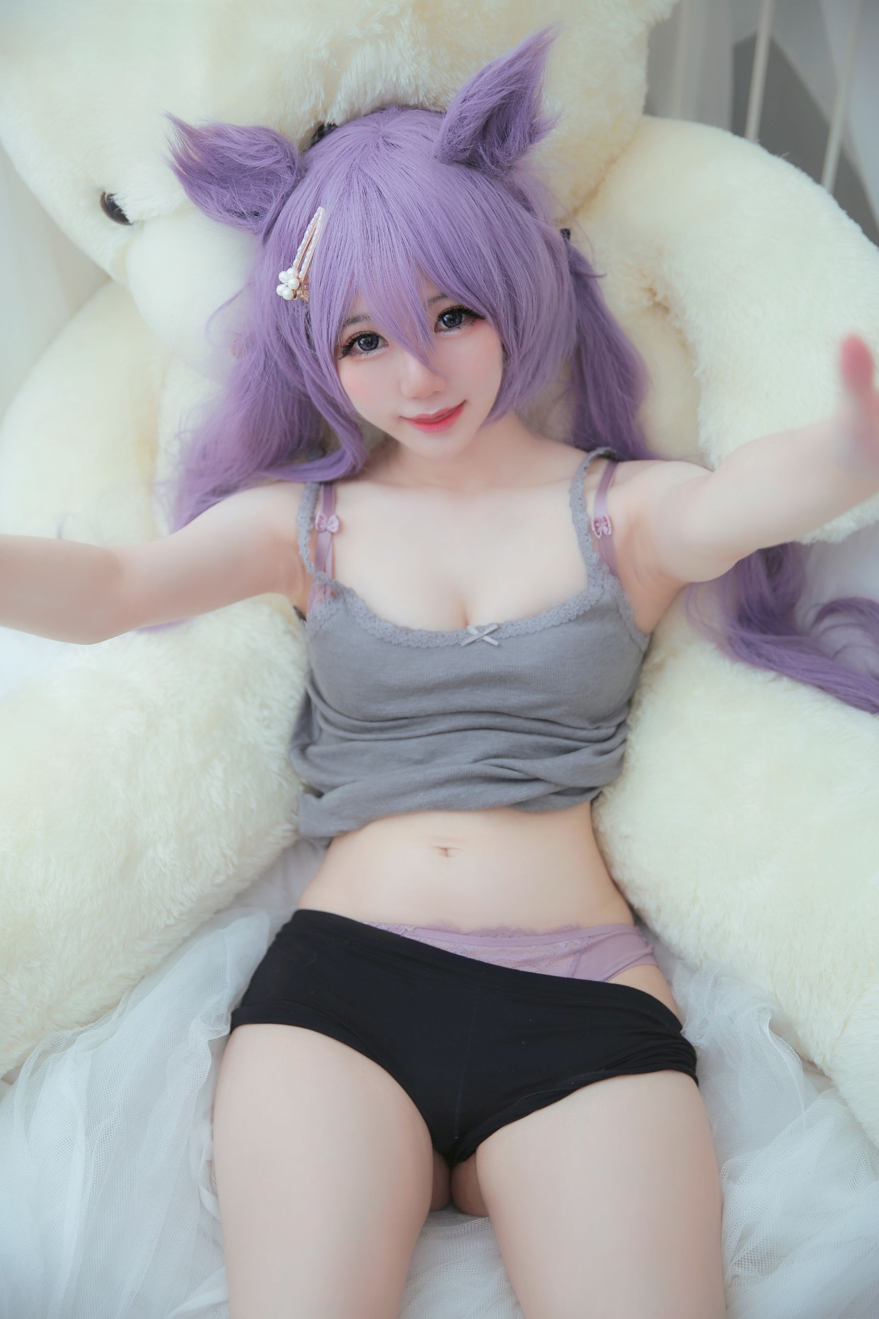 [福利COS] Sally Dorasnow - Keqing Lingerie