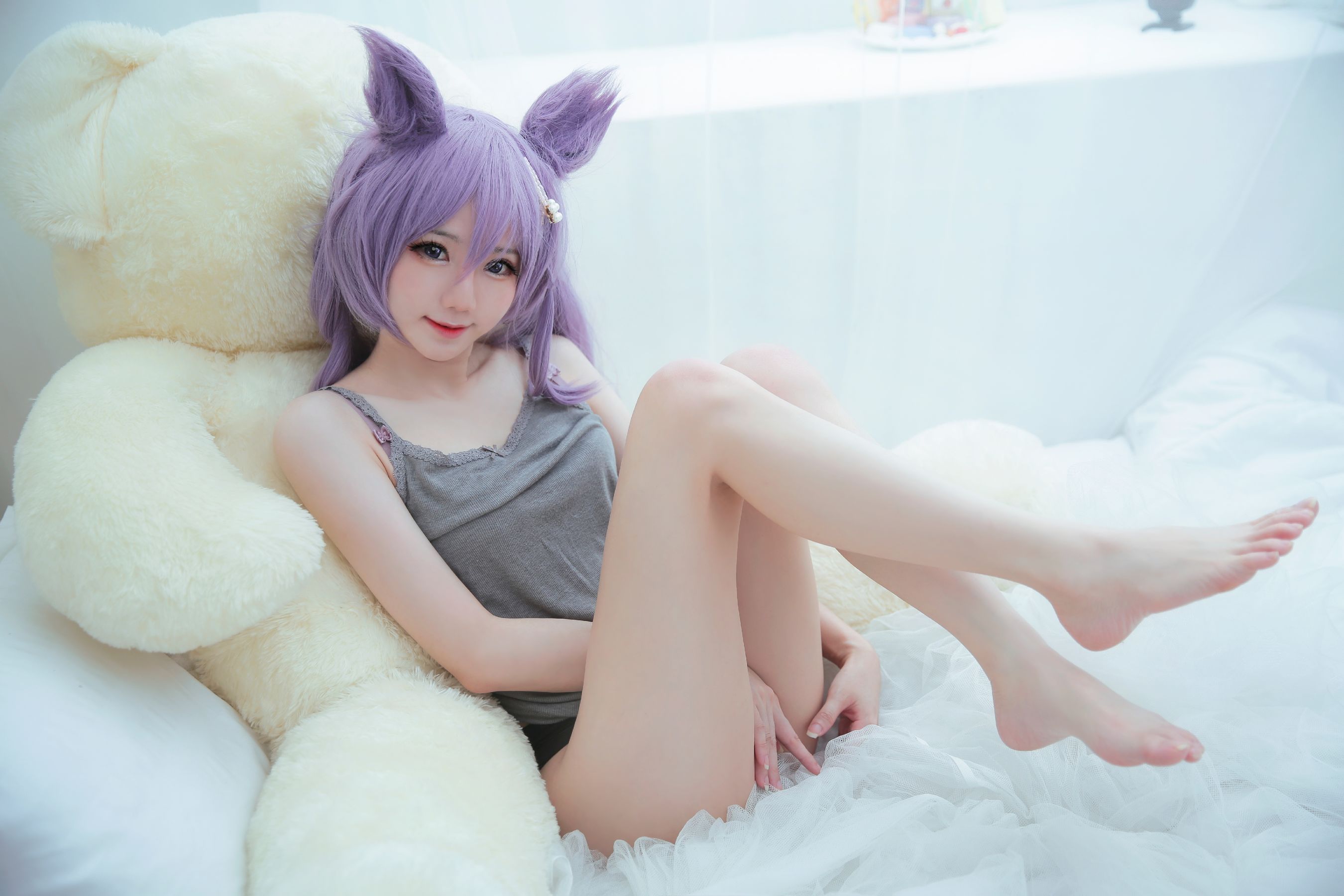 [福利COS] Sally Dorasnow - Keqing Lingerie