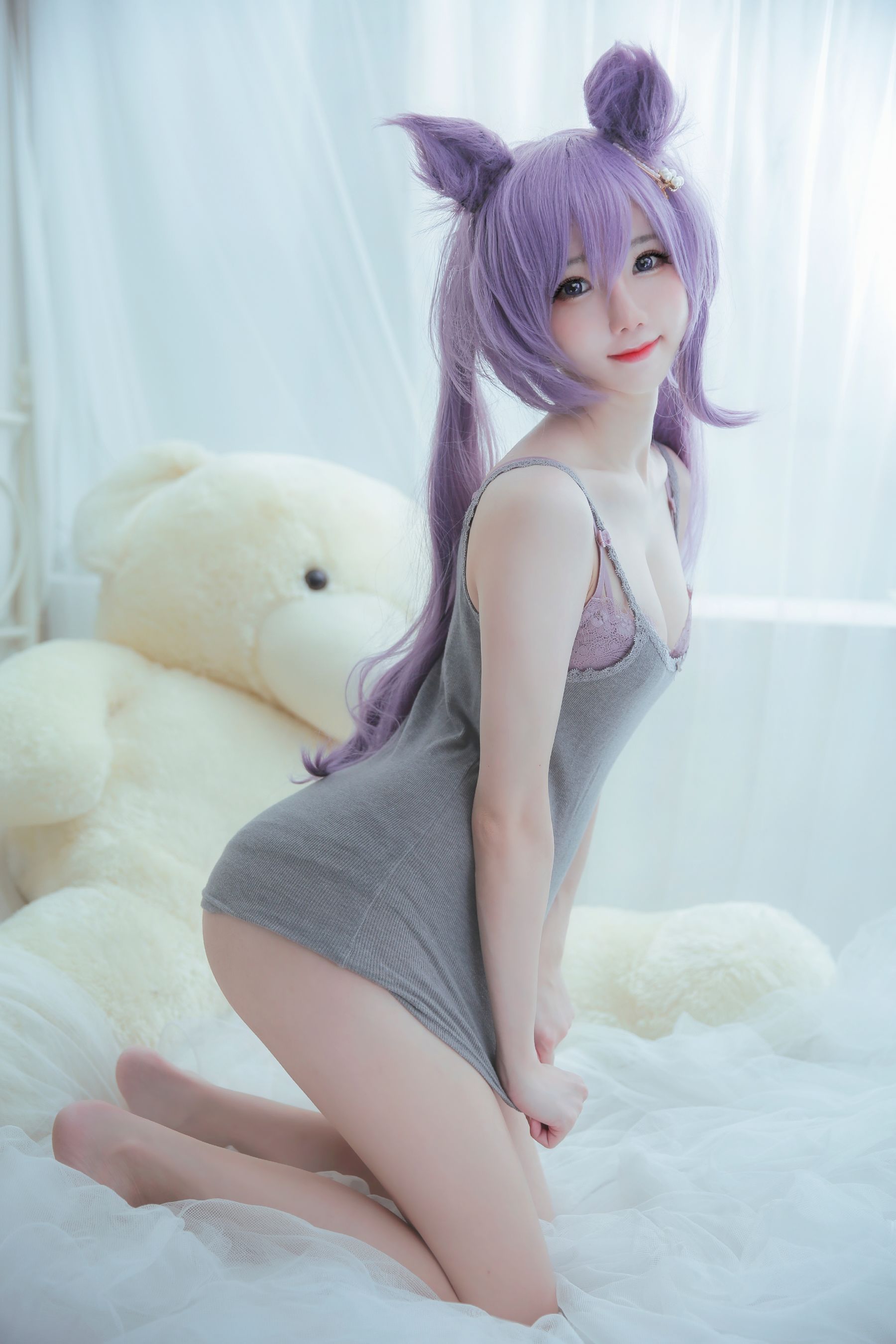 [福利COS] Sally Dorasnow - Keqing Lingerie