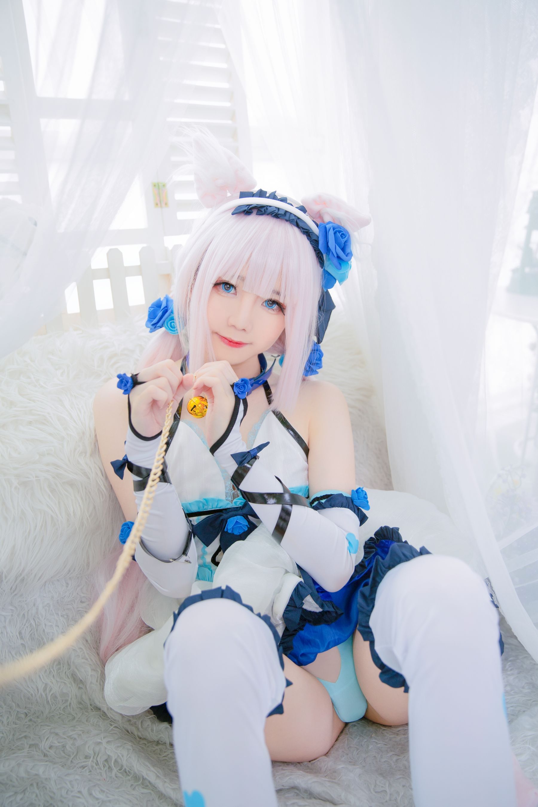 [福利COS] Sally Dorasnow - Nekopara Vanilla Lingerie