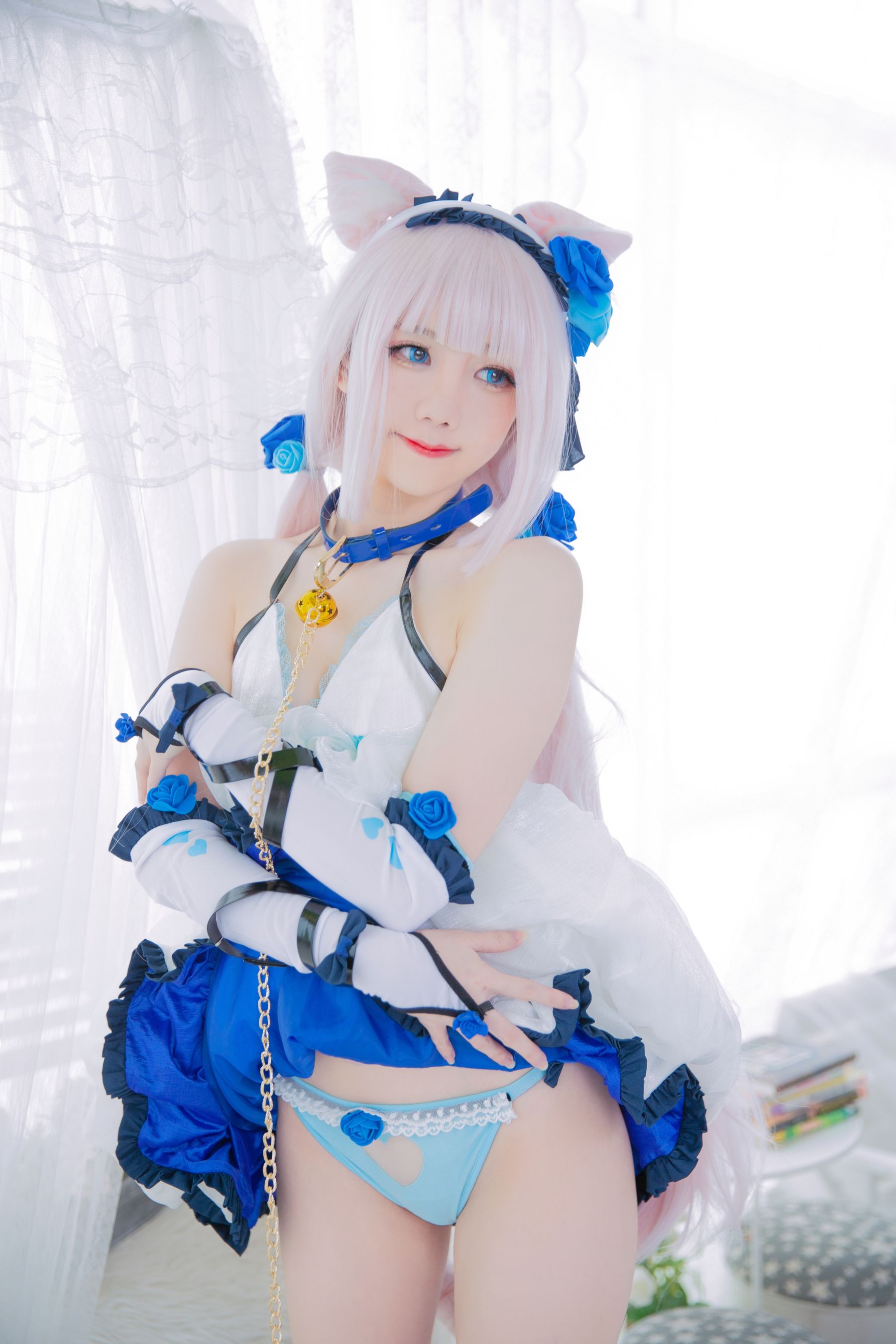[福利COS] Sally Dorasnow - Nekopara Vanilla Lingerie