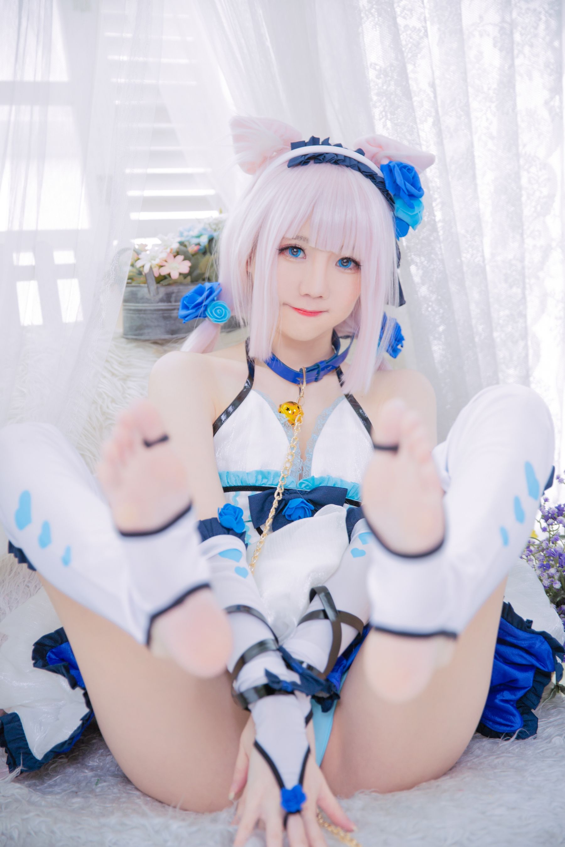 [福利COS] Sally Dorasnow - Nekopara Vanilla Lingerie