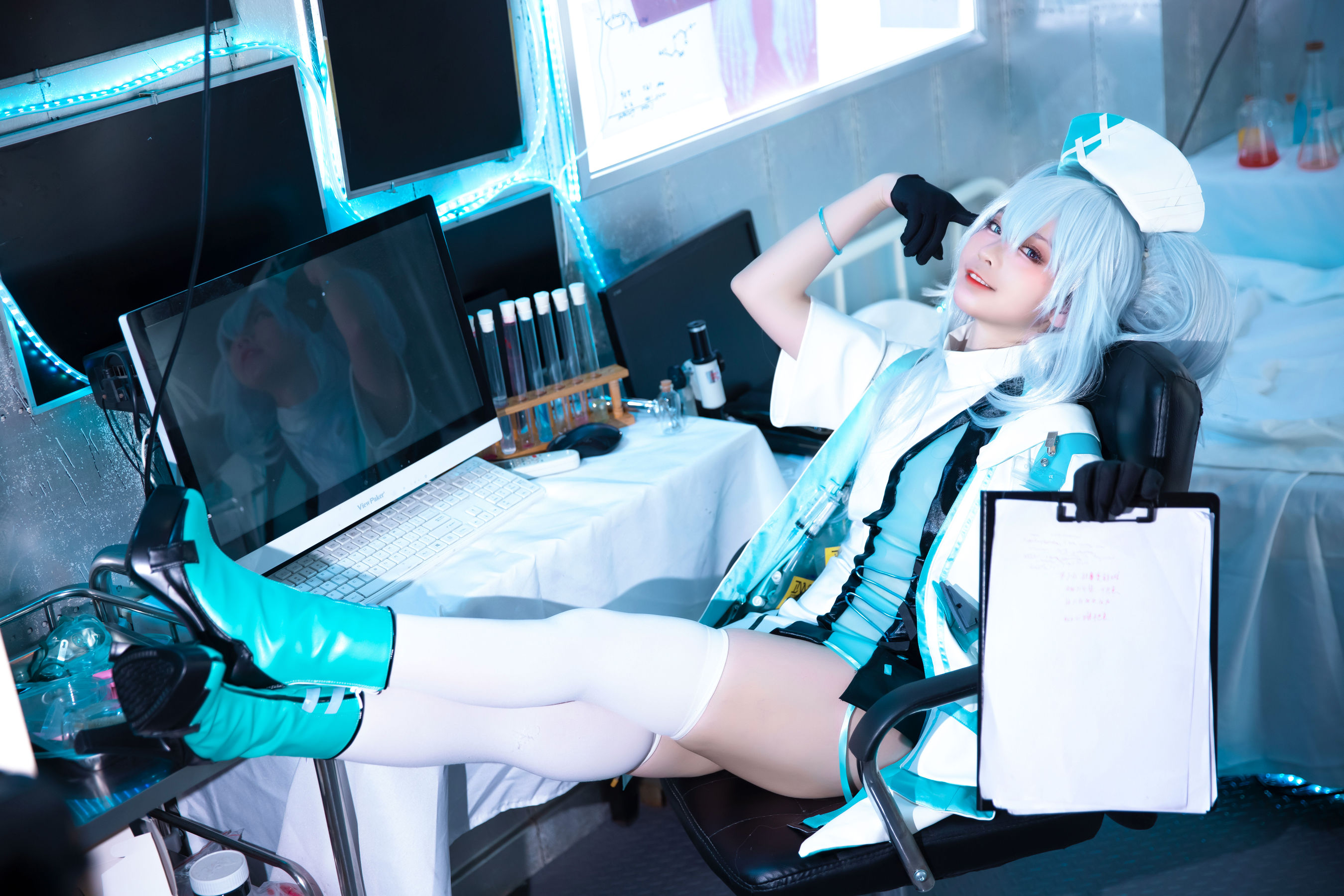 [福利COS] 动漫博主G44不会受伤 - PA-15 芙洛伦