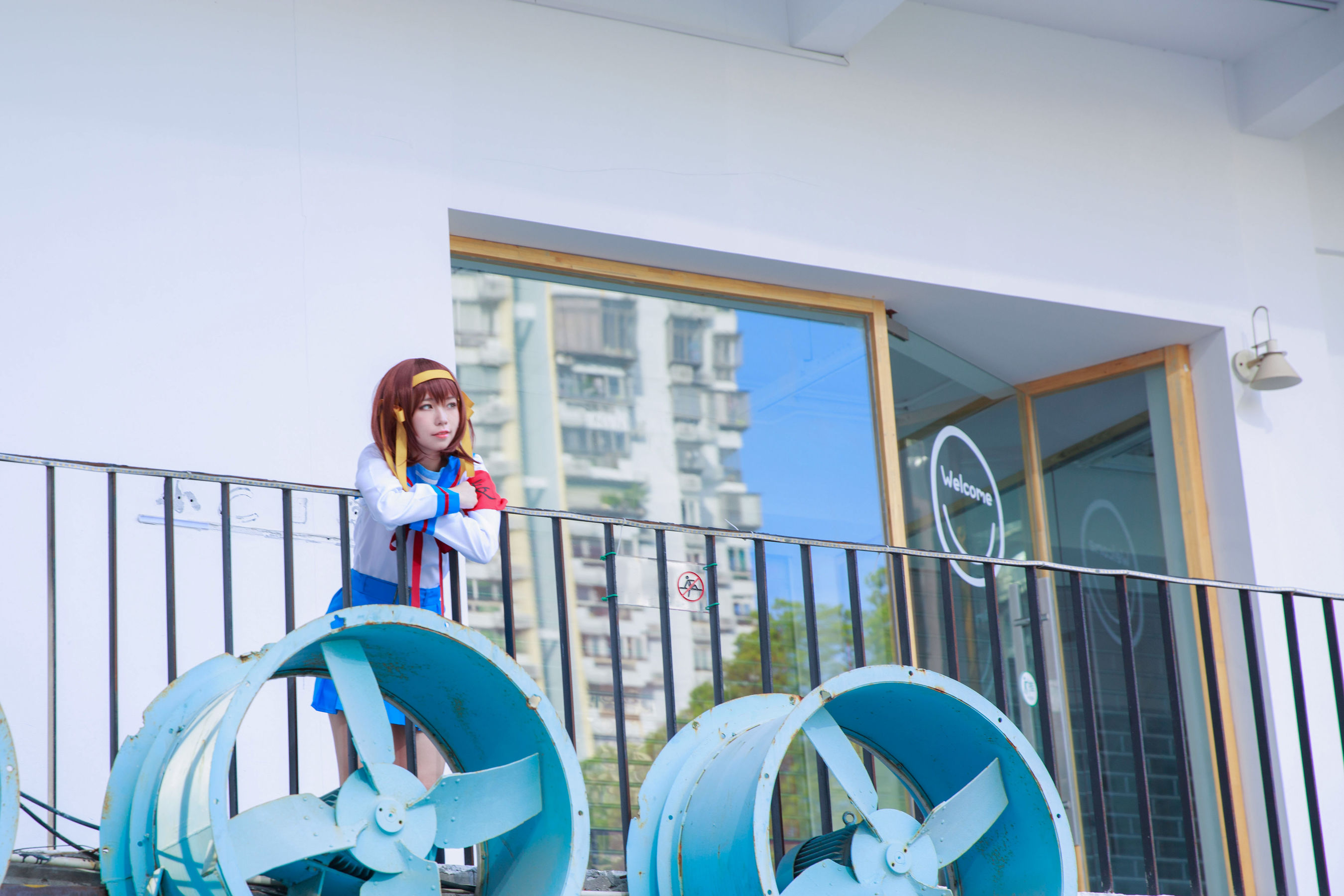[福利COS] 动漫博主G44不会受伤 - 凉宫 制服