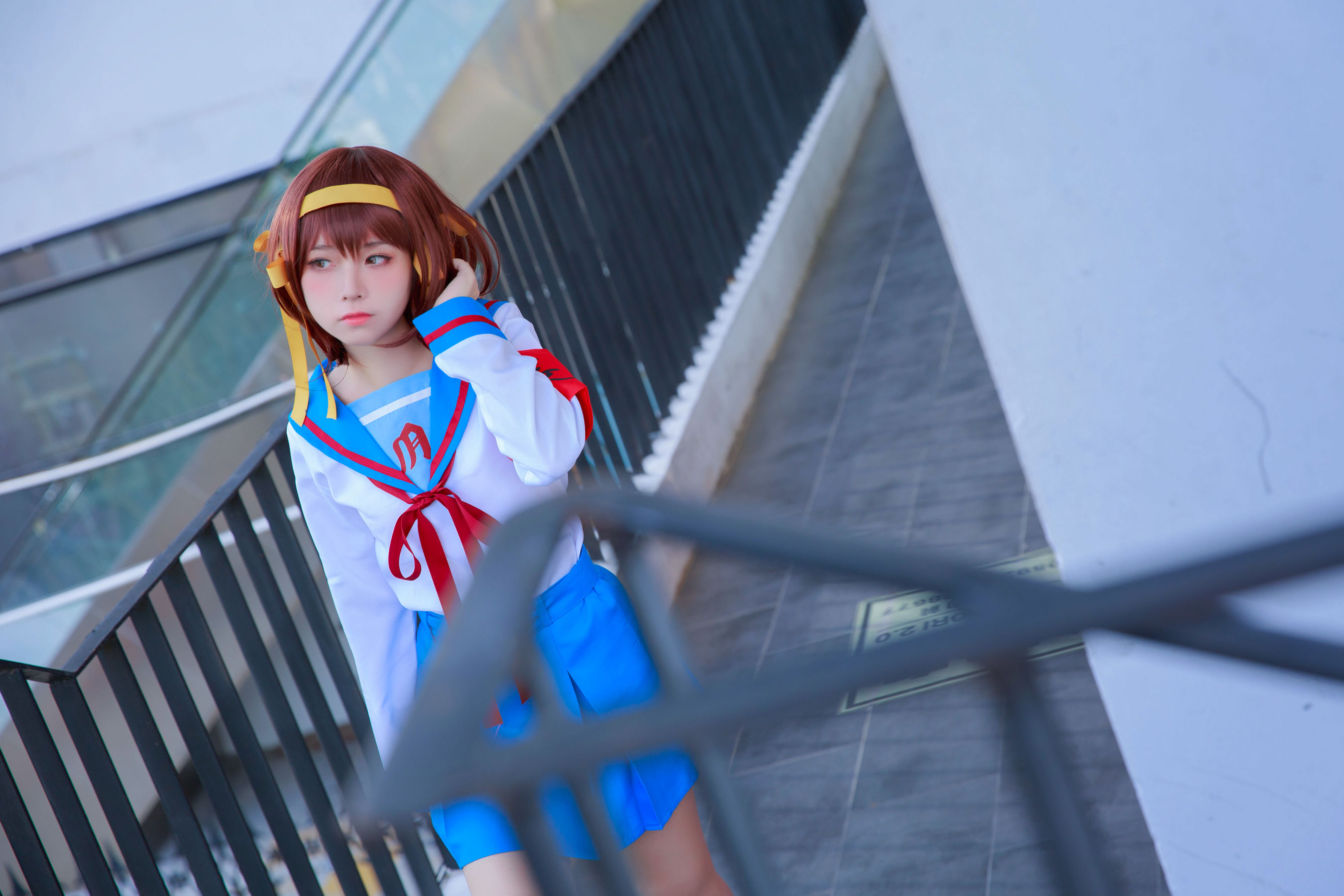 [福利COS] 动漫博主G44不会受伤 - 凉宫 制服