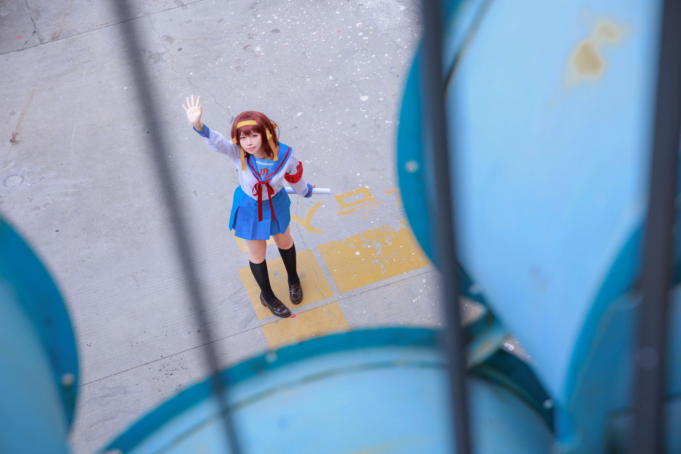 [福利COS] 动漫博主G44不会受伤 - 凉宫 制服