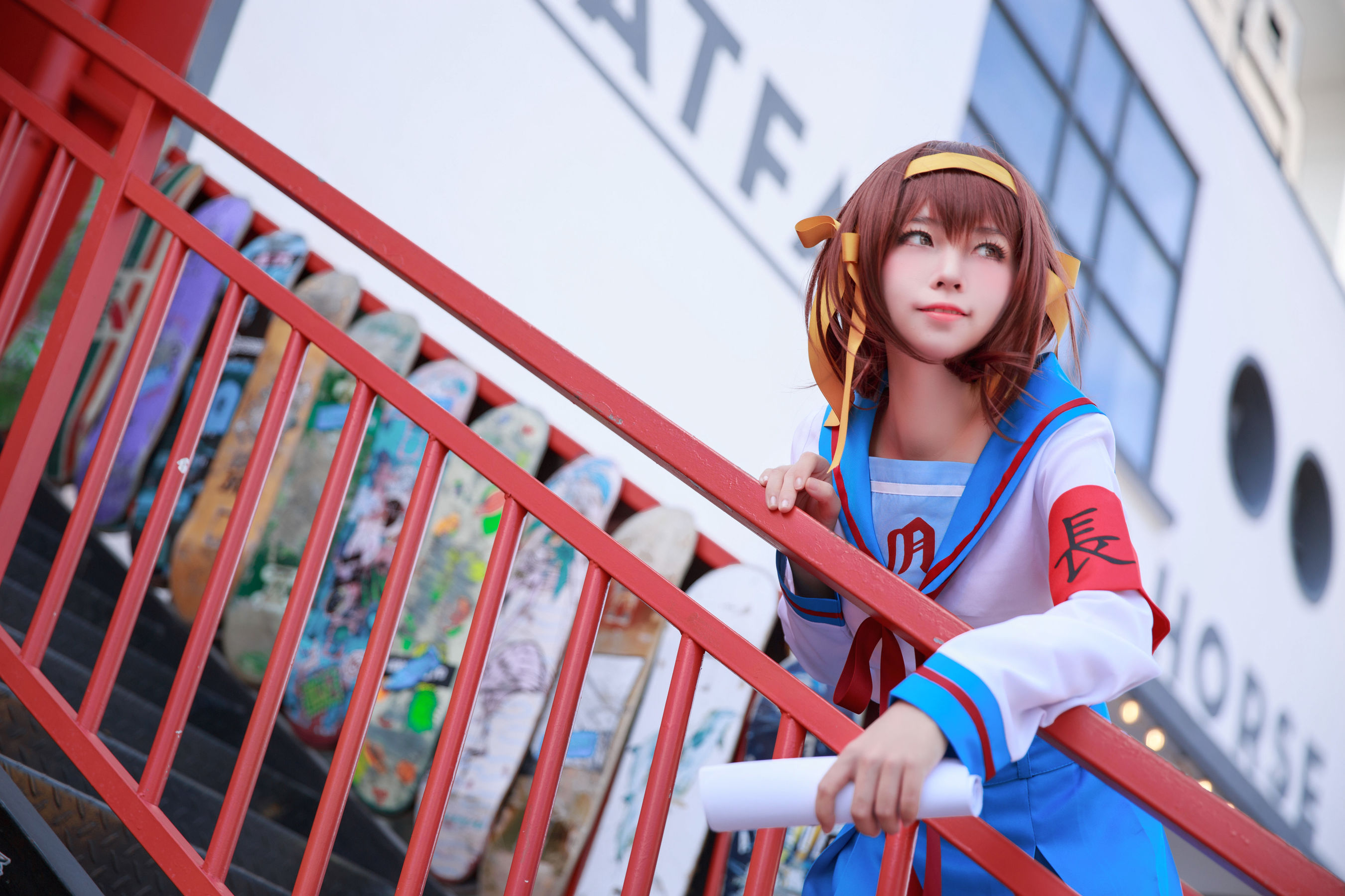[福利COS] 动漫博主G44不会受伤 - 凉宫 制服