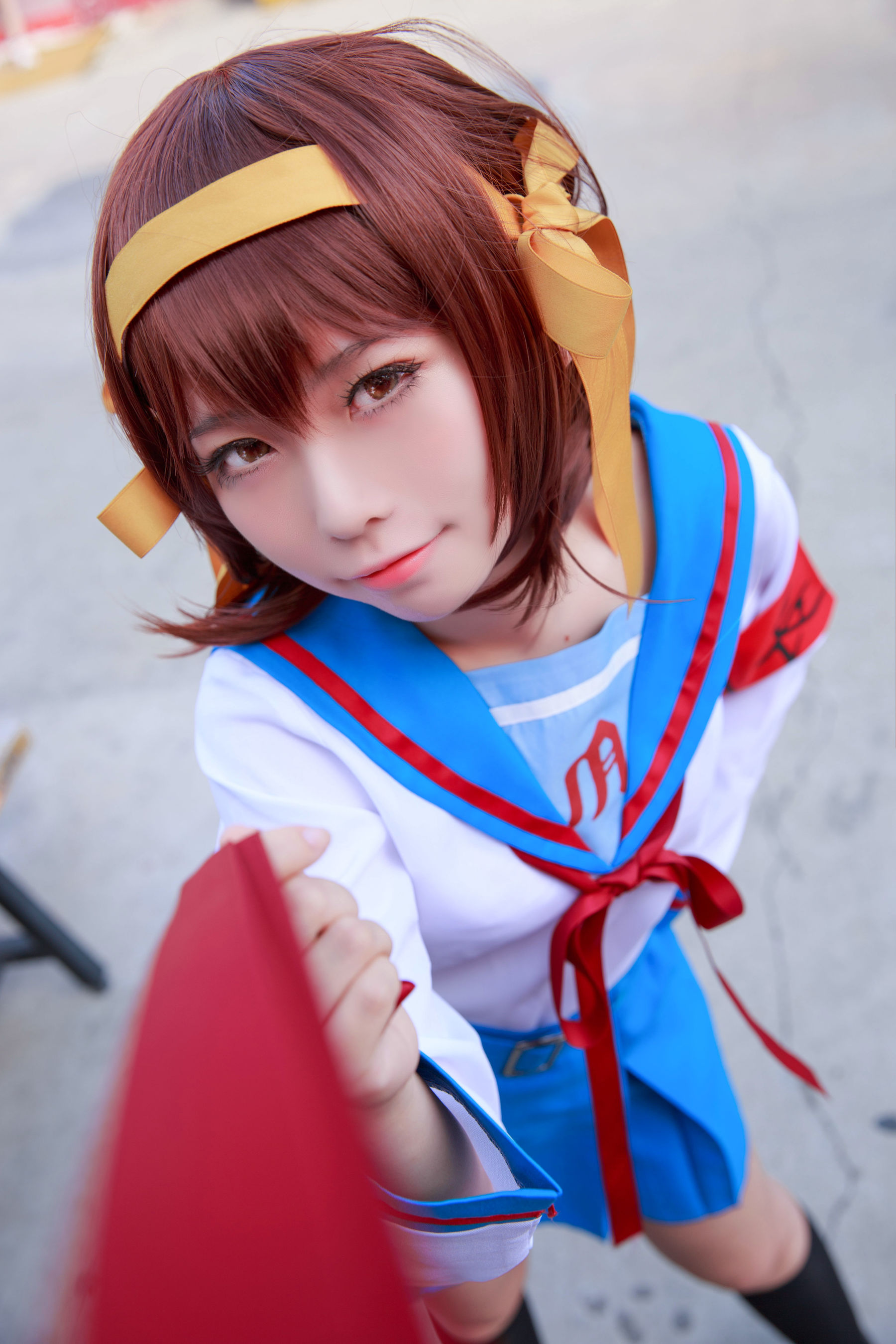 [福利COS] 动漫博主G44不会受伤 - 凉宫 制服