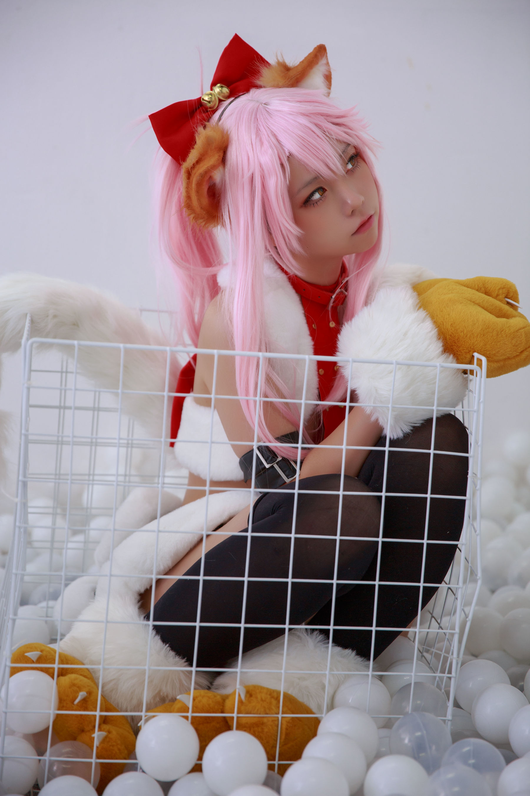 [福利COS] 动漫博主G44不会受伤 - 小黑猫娘