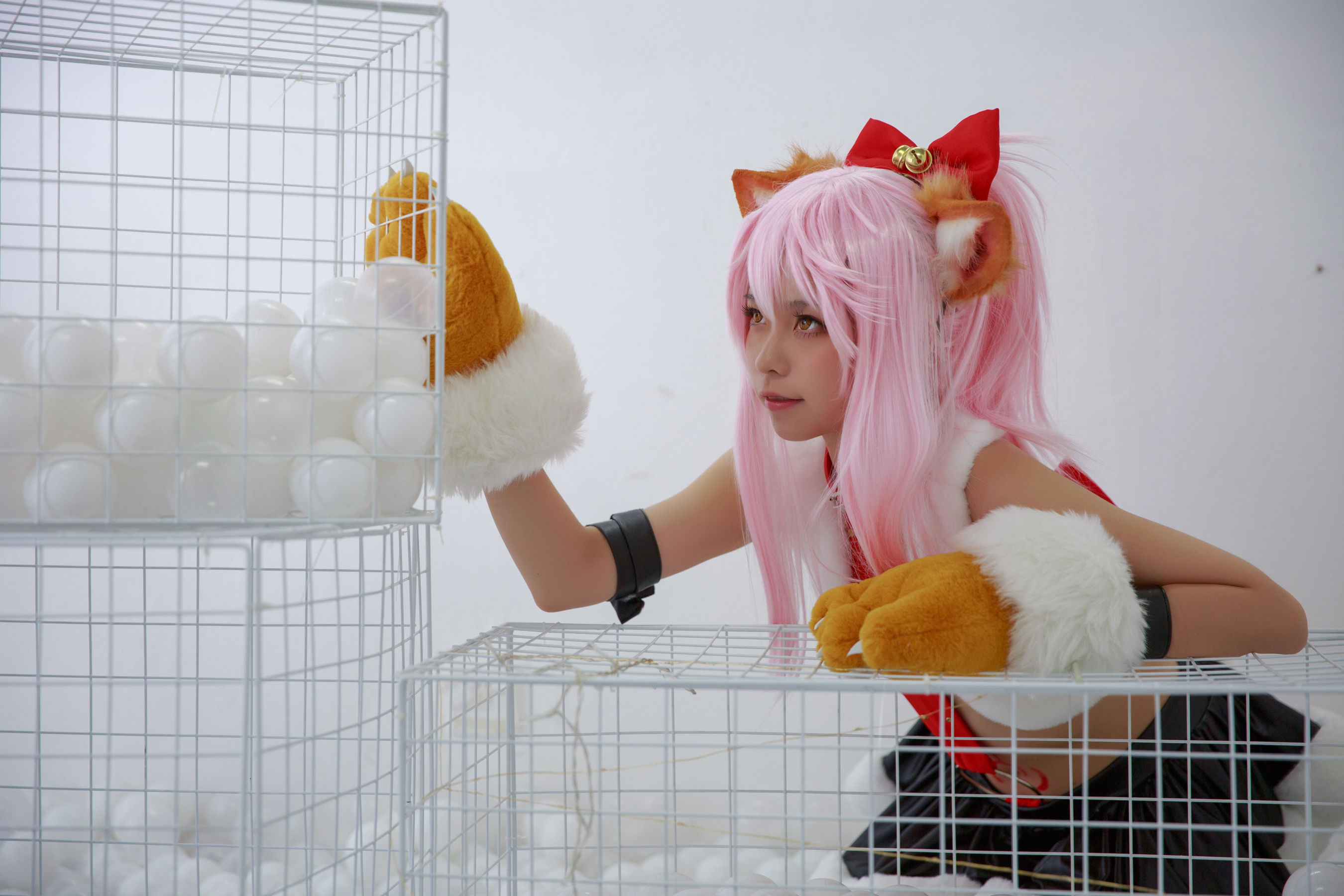 [福利COS] 动漫博主G44不会受伤 - 小黑猫娘