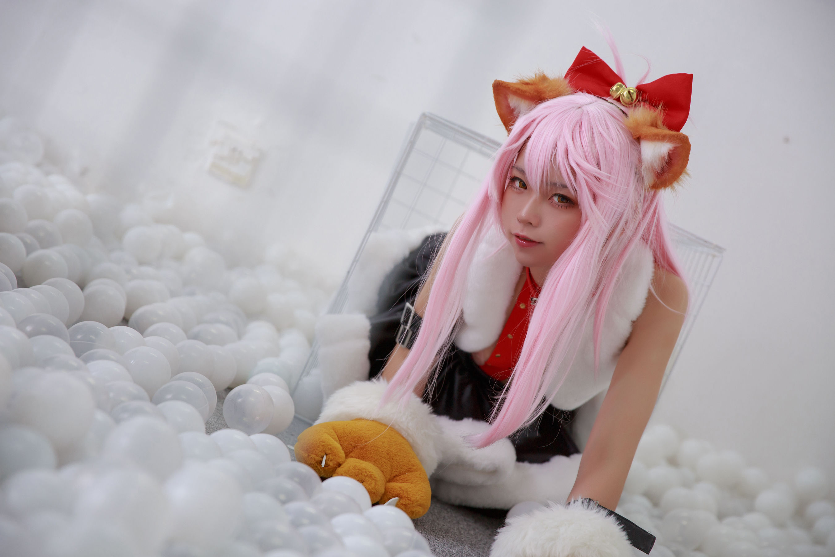 [福利COS] 动漫博主G44不会受伤 - 小黑猫娘
