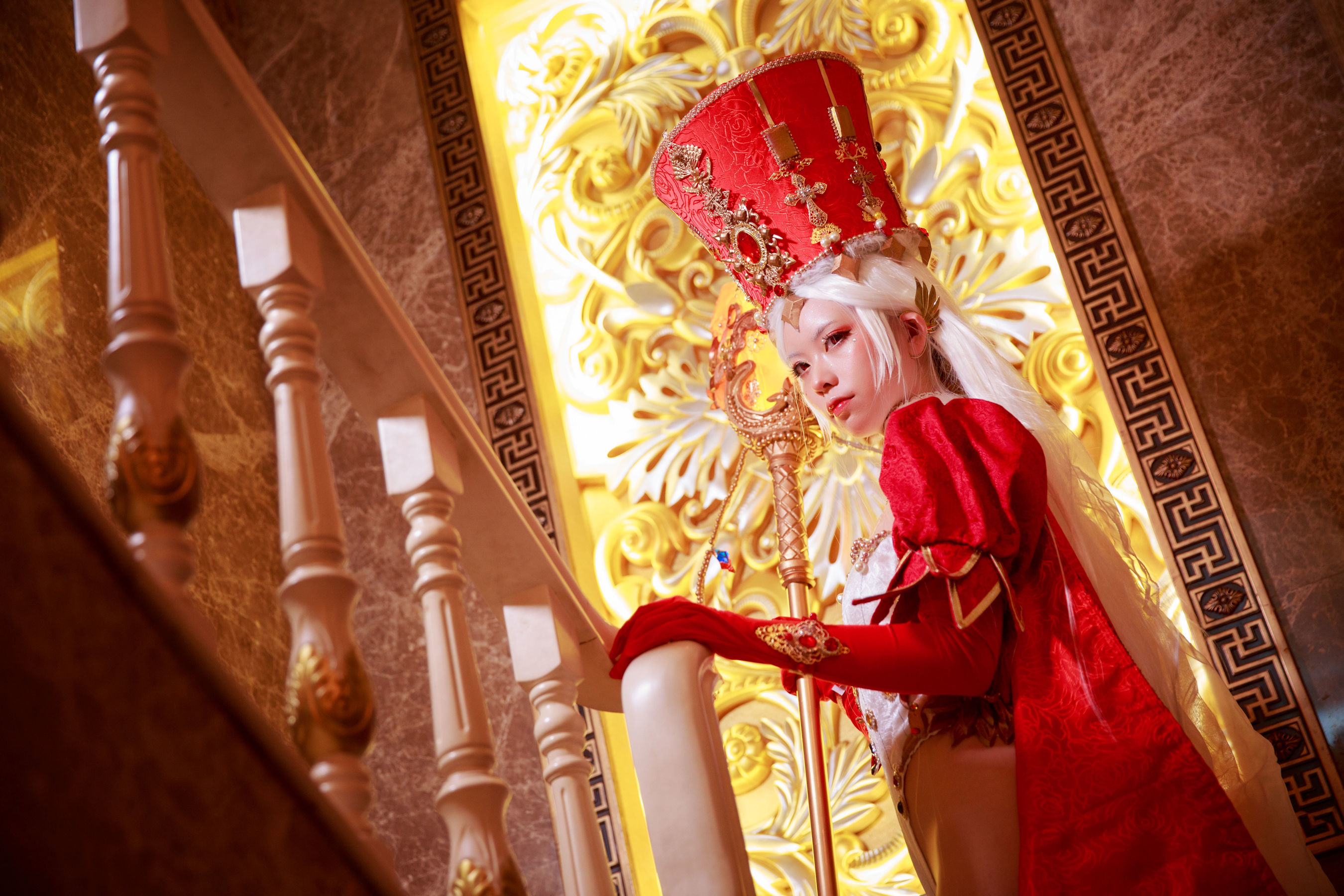 [福利COS] 动漫博主G44不会受伤 - 教皇
