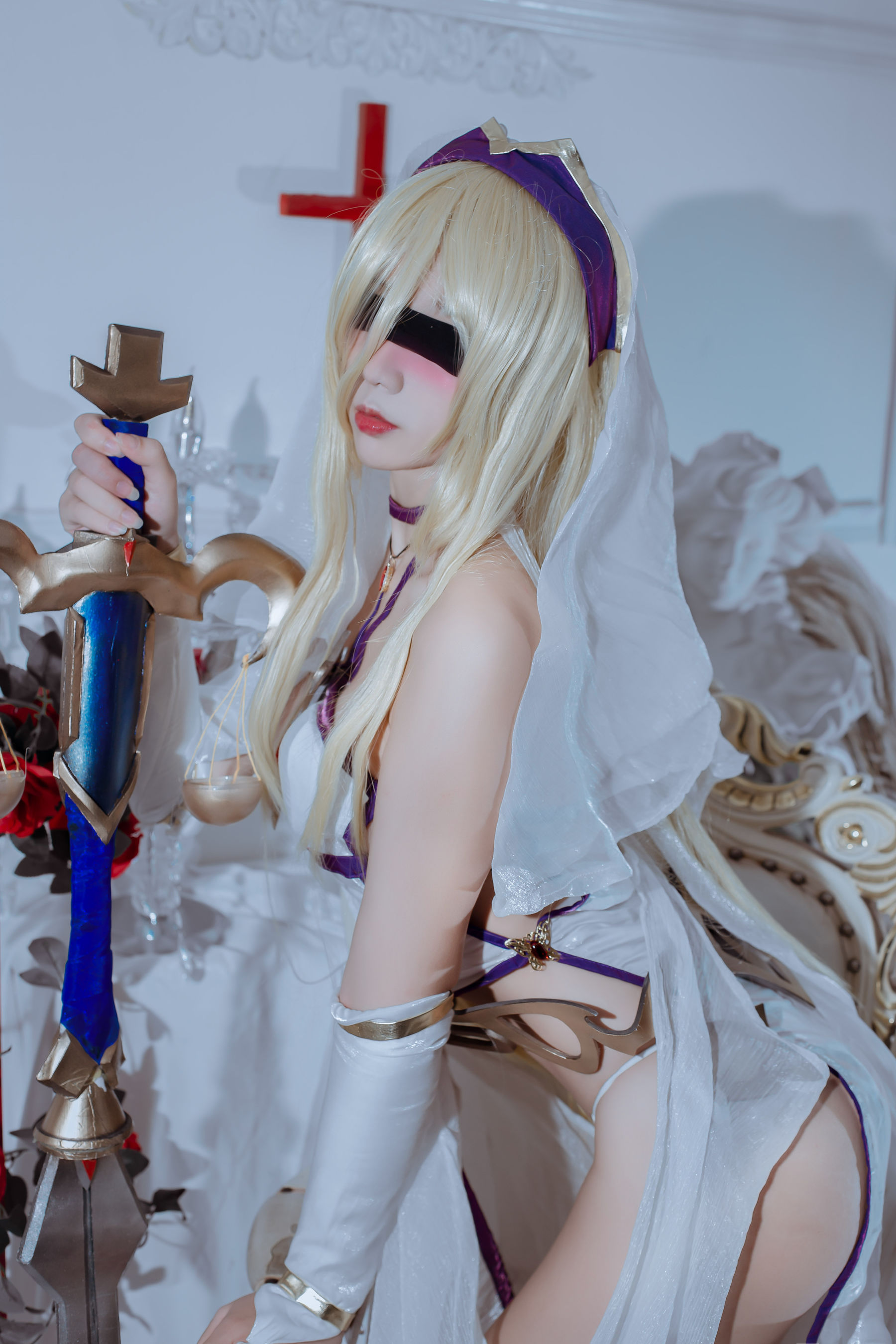 [福利COS] 动漫博主九曲Jean - 剑圣女