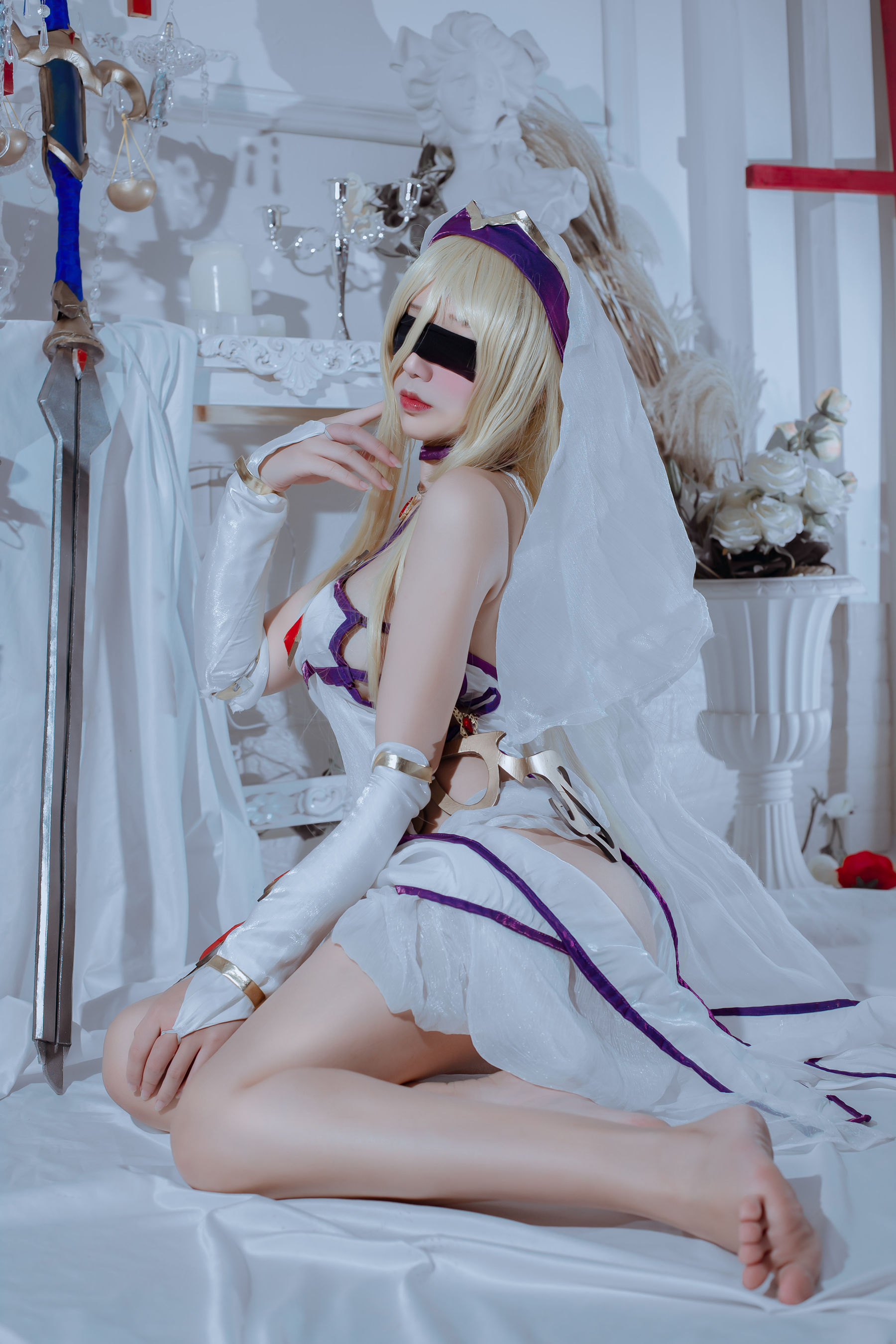 [福利COS] 动漫博主九曲Jean - 剑圣女