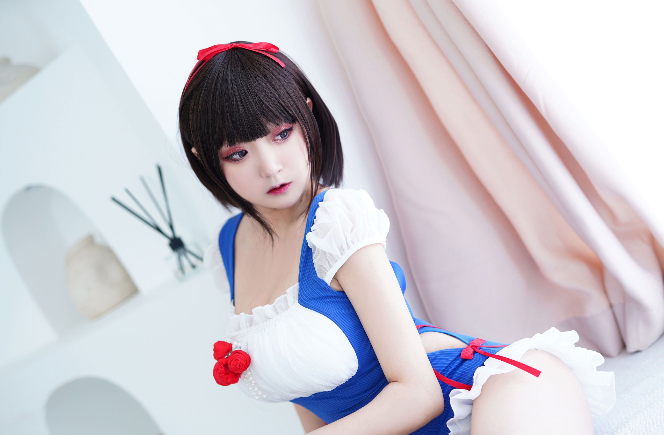 [福利COS] 动漫博主恩田直幸 - 夏日泳装 白雪姬