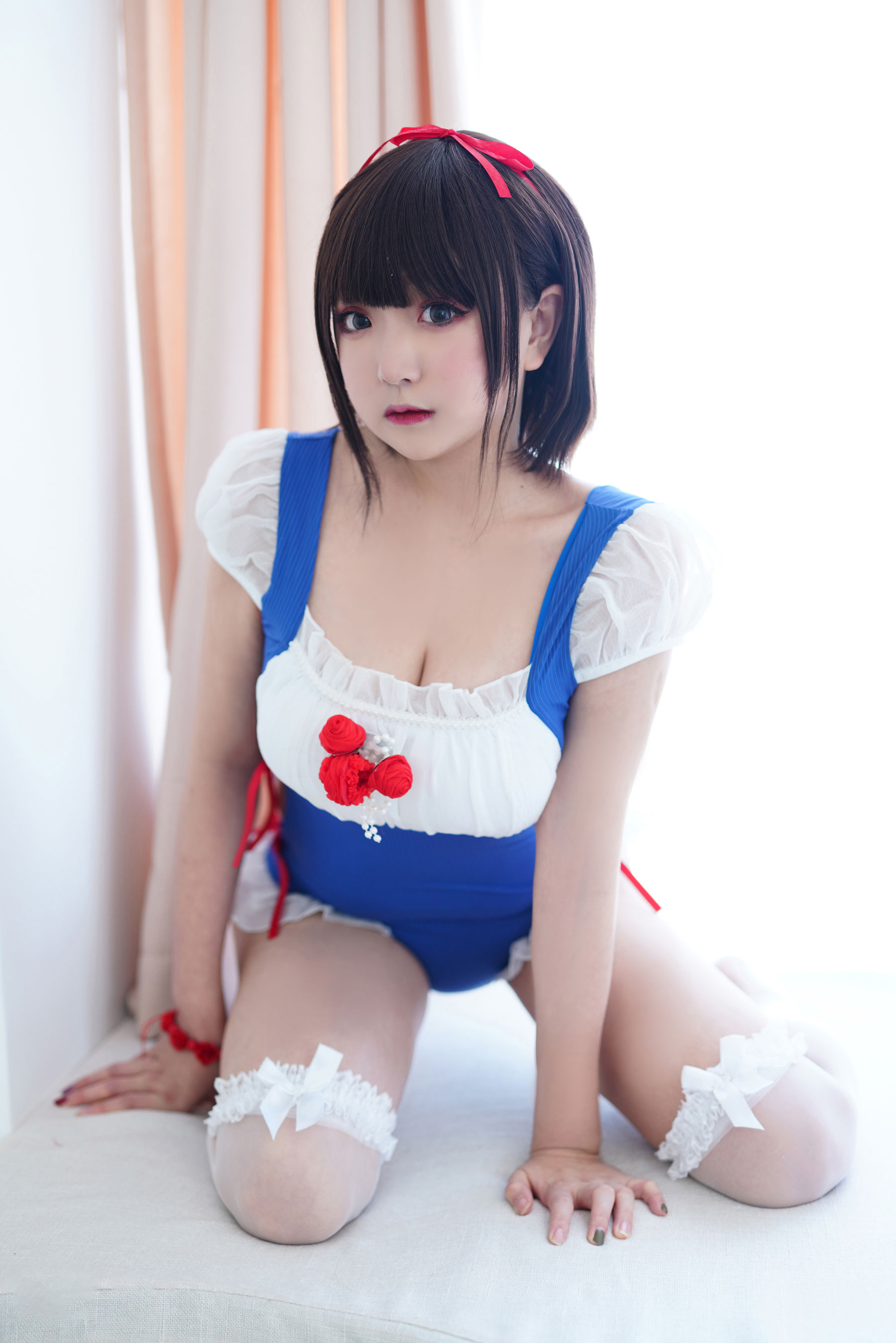 [福利COS] 动漫博主恩田直幸 - 夏日泳装 白雪姬