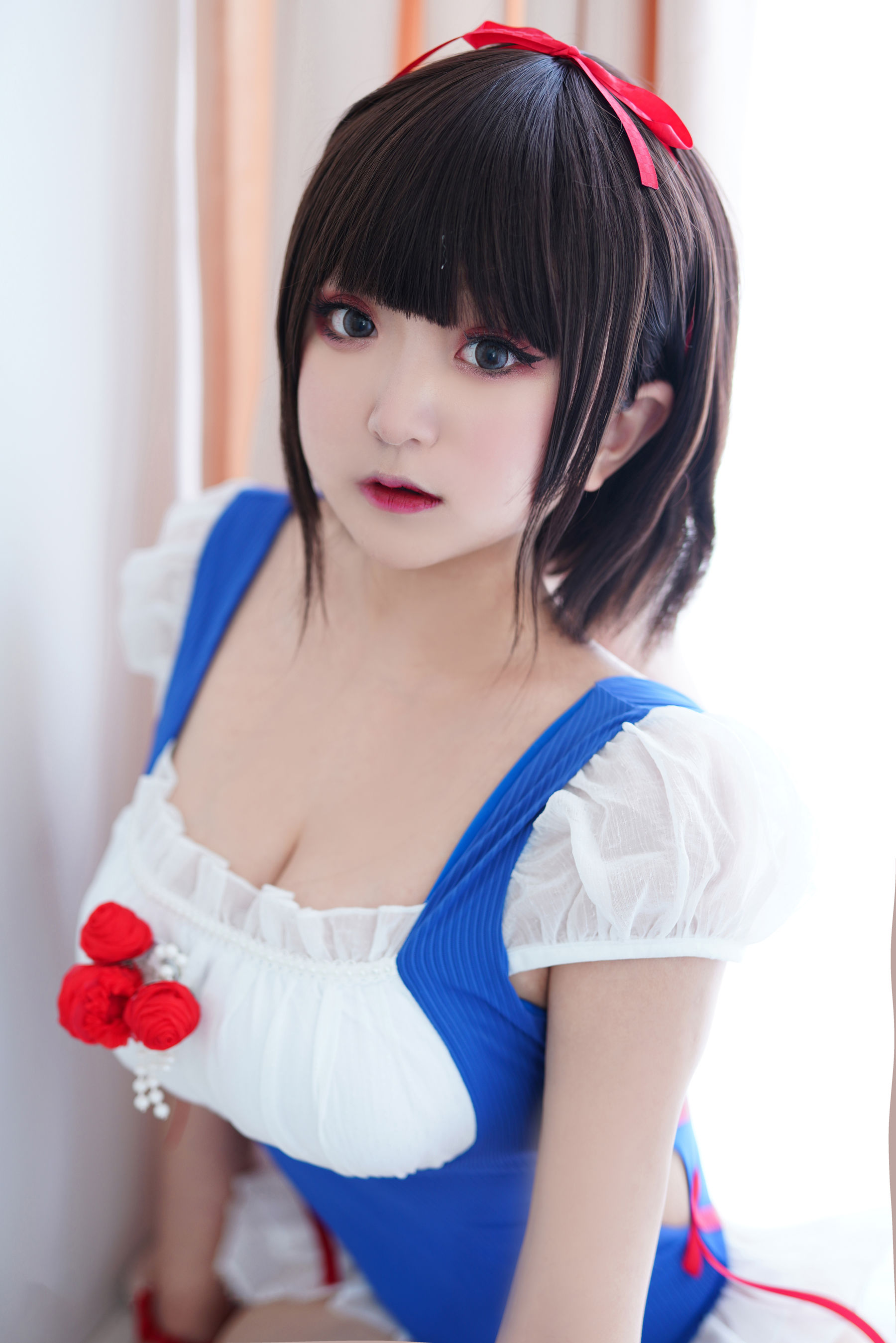 [福利COS] 动漫博主恩田直幸 - 夏日泳装 白雪姬