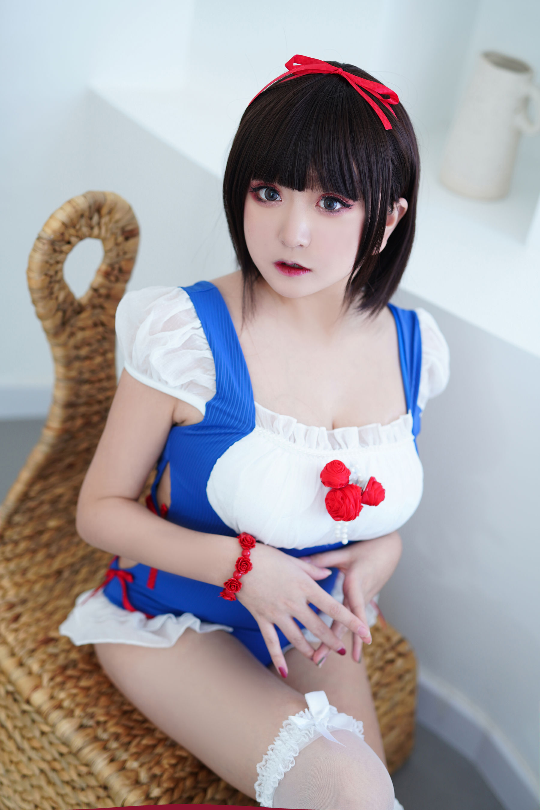 [福利COS] 动漫博主恩田直幸 - 夏日泳装 白雪姬