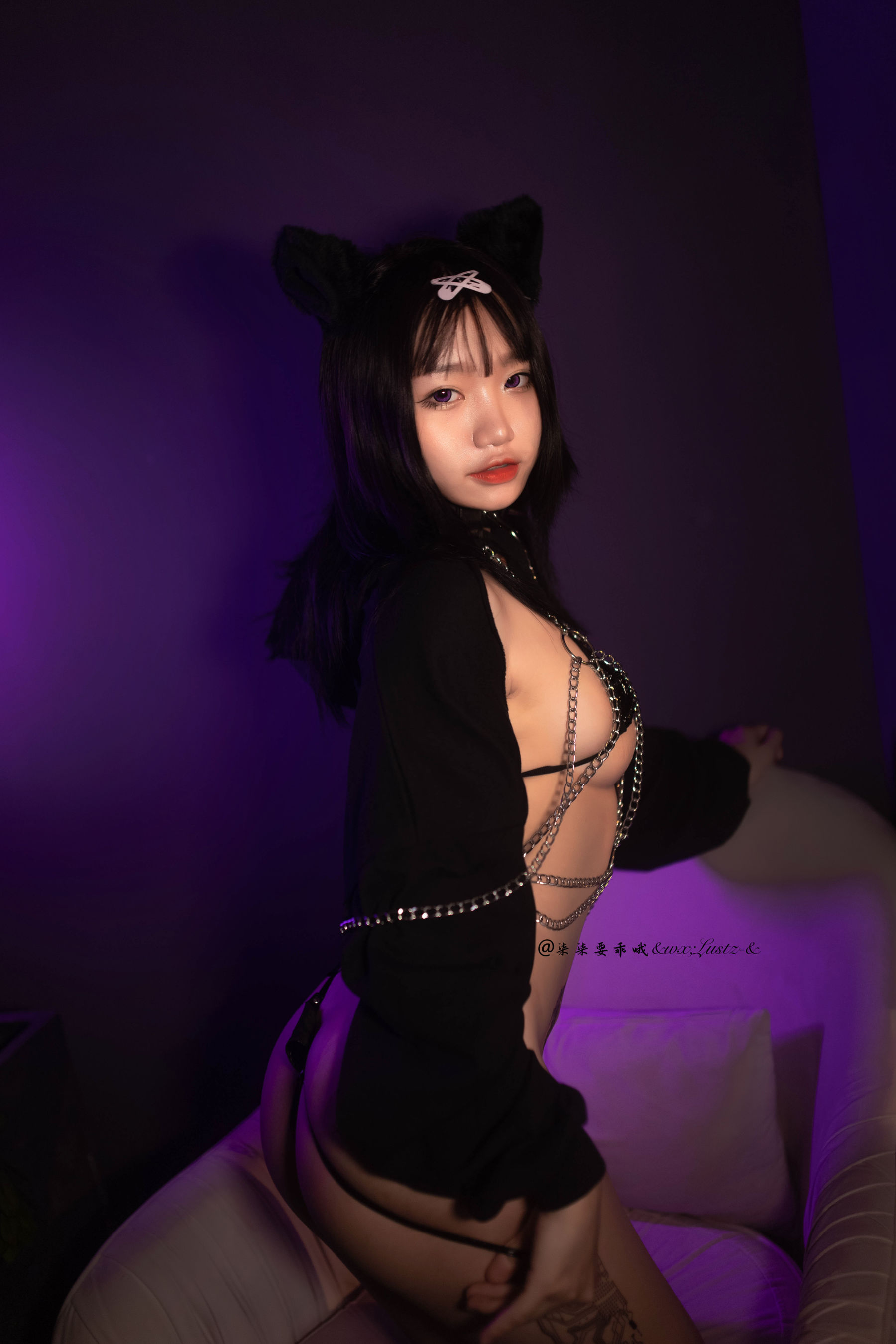 [福利COS] 动漫博主柒柒要乖哦 - 魅魔出差