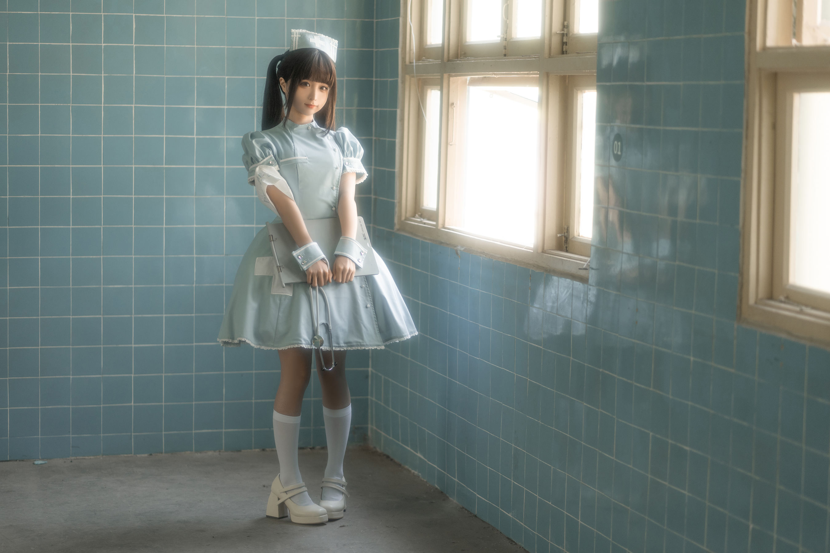 [福利COS] 动漫博主蠢沫沫 - 小护士