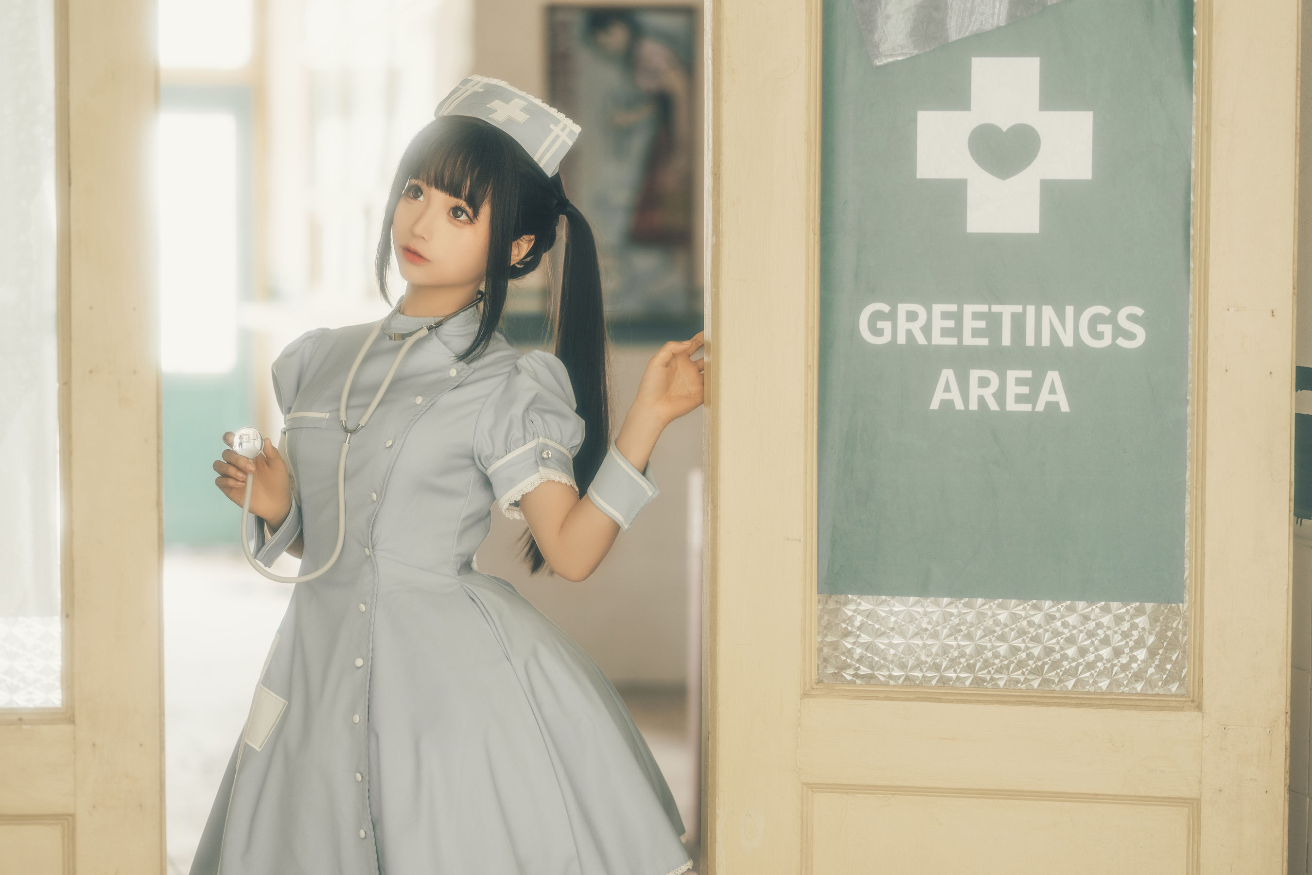 [福利COS] 动漫博主蠢沫沫 - 小护士