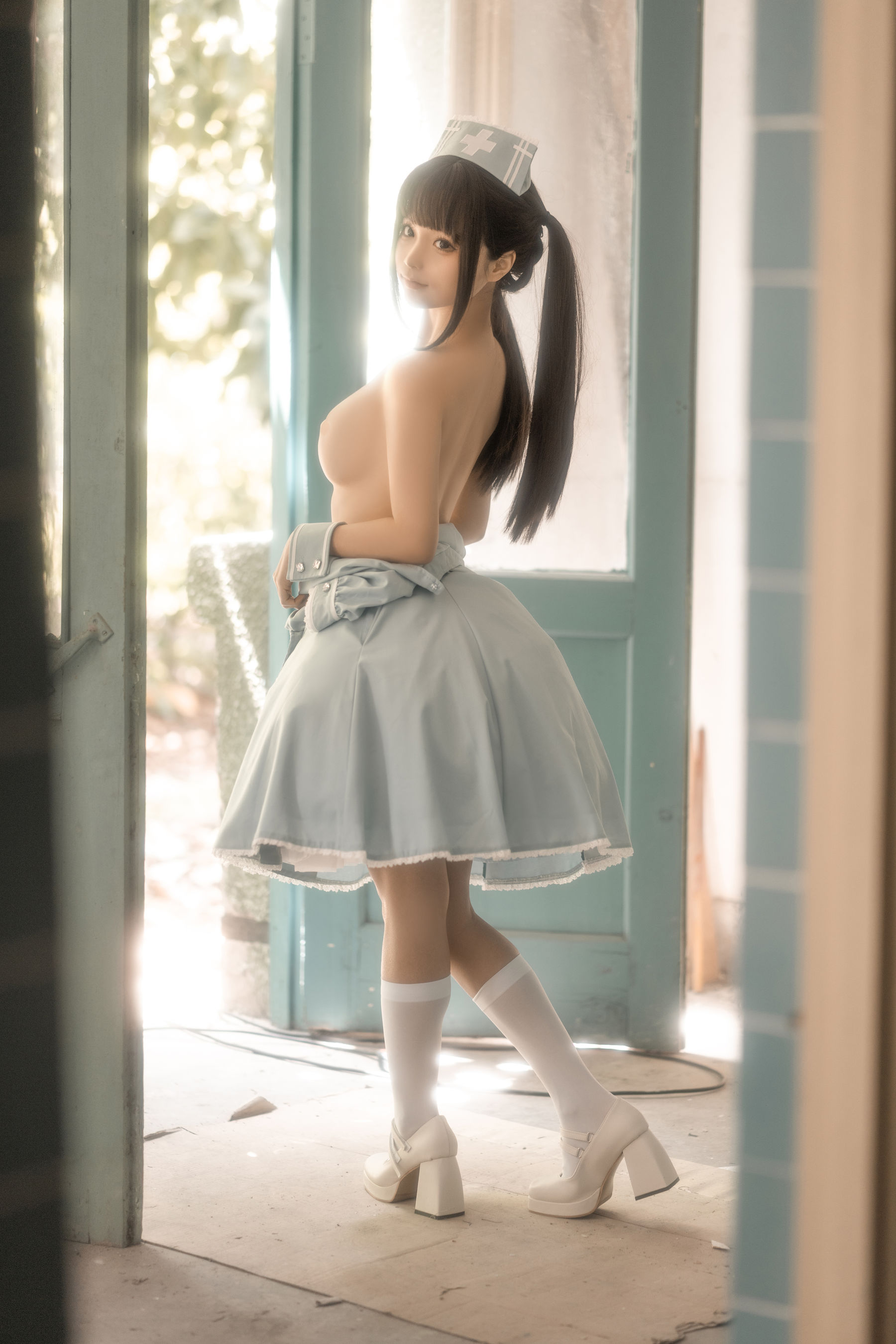 [福利COS] 动漫博主蠢沫沫 - 小护士