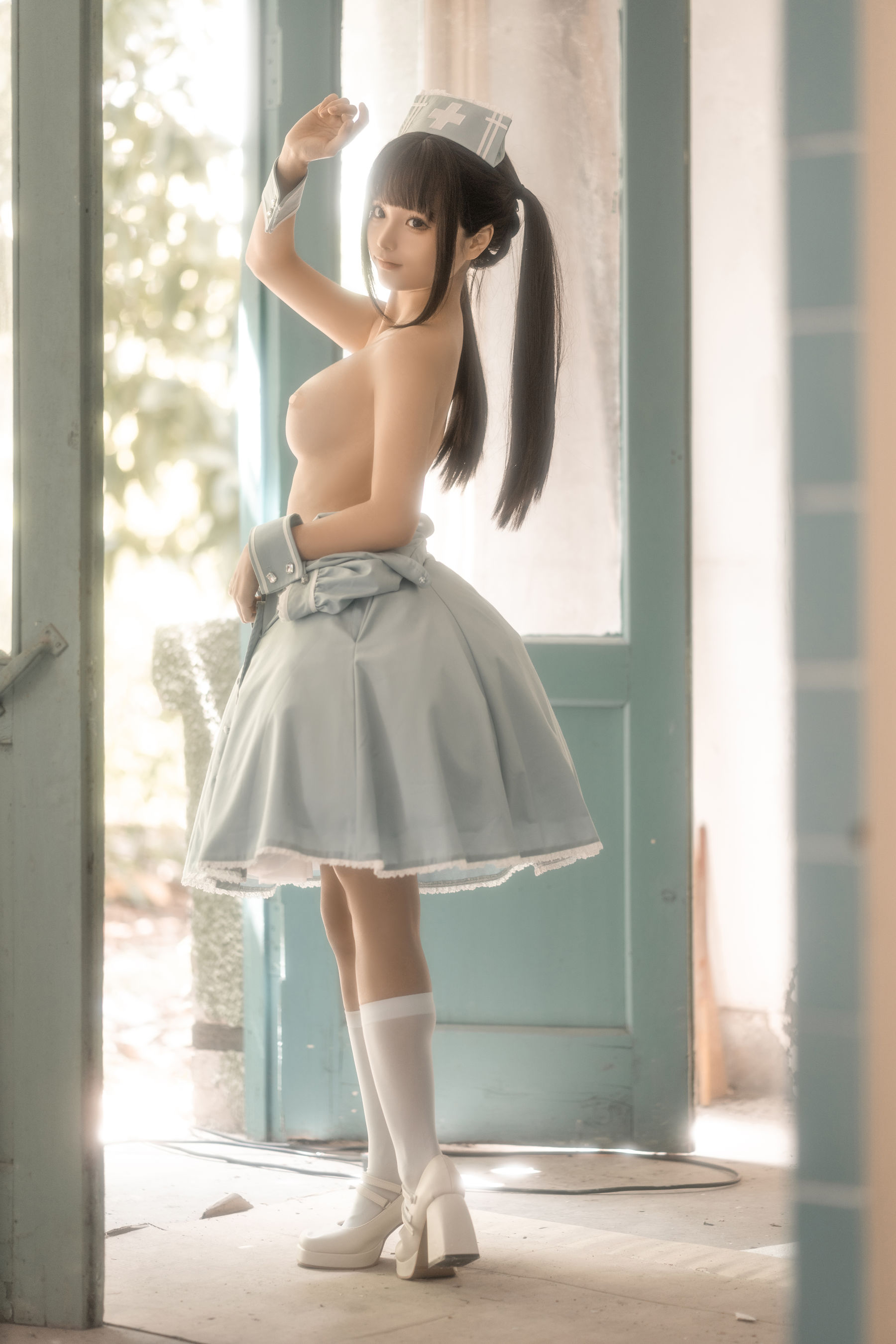 [福利COS] 动漫博主蠢沫沫 - 小护士
