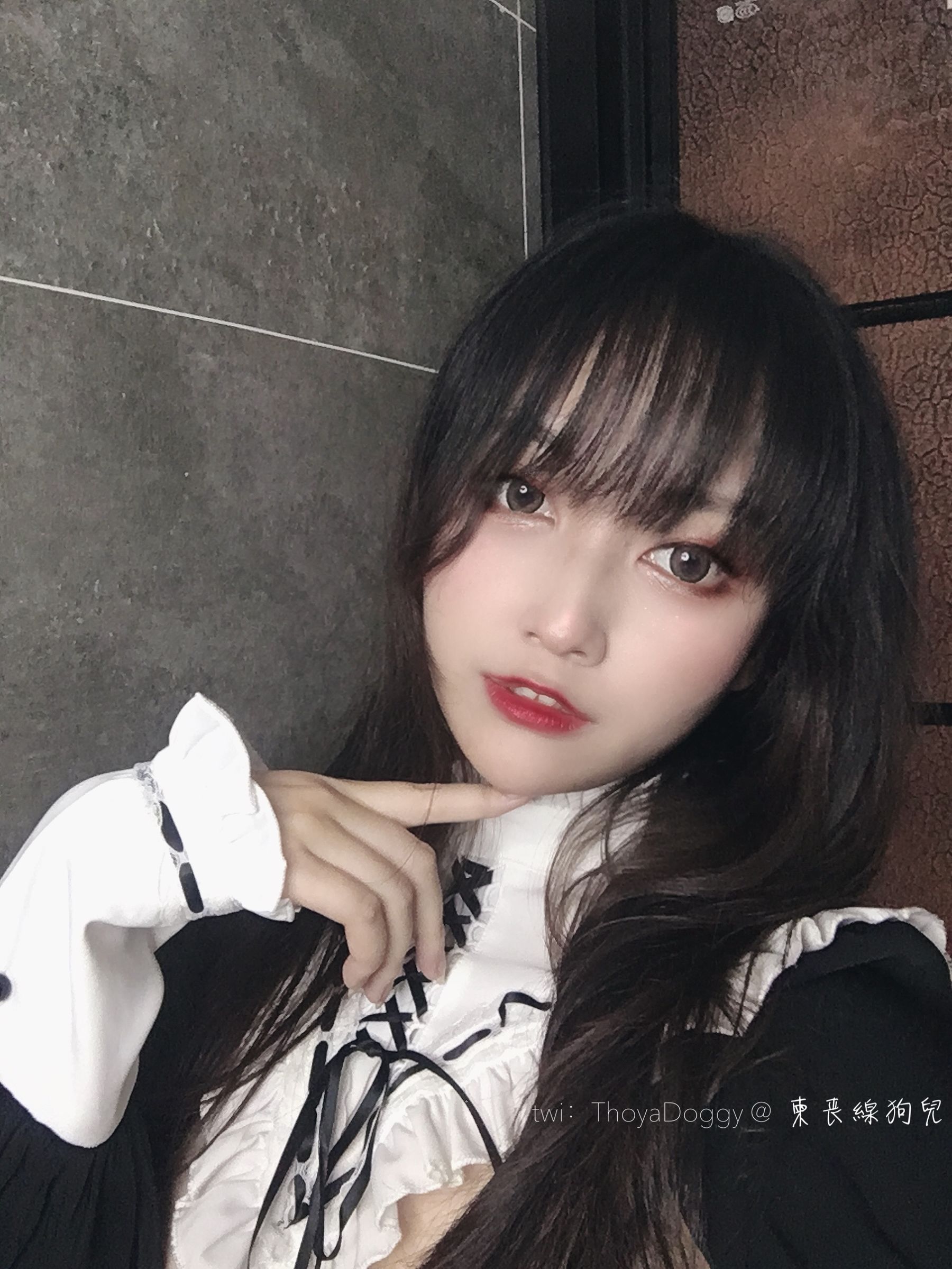 [福利COS] 奇行家狗崽(棕桠阿狗崽) - 黑白无相