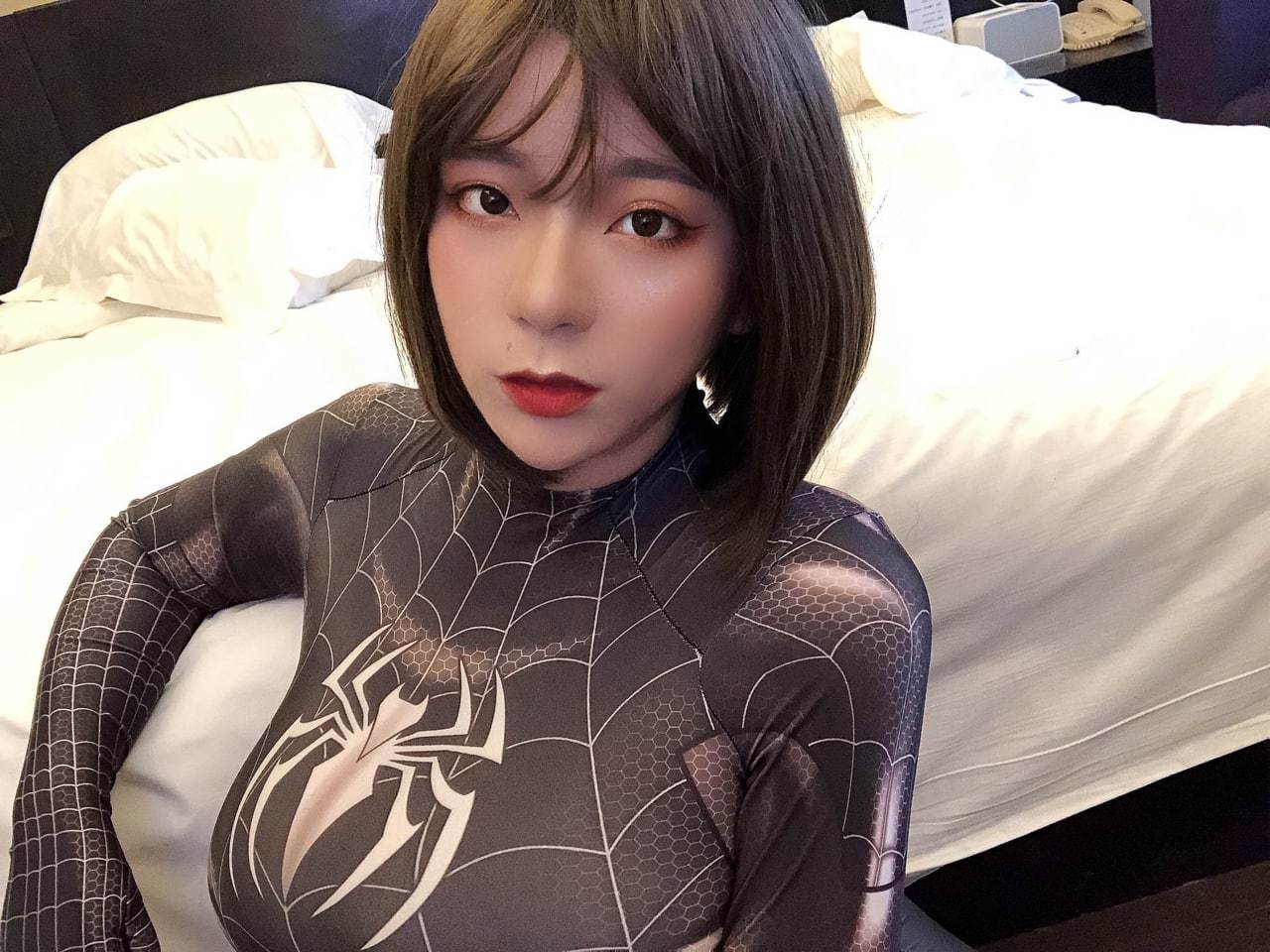 [福利COS] 奶兔biubiu - 蜘蛛侠妹妹