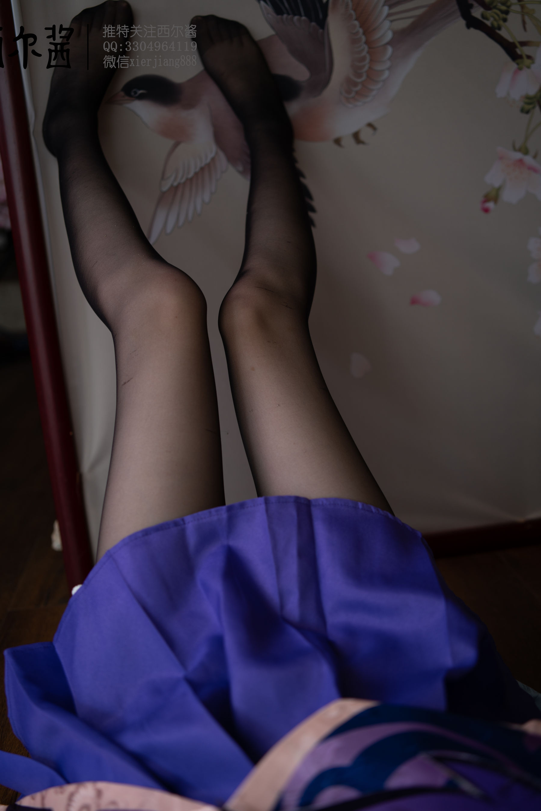 [福利COS] 微博萌妹子西尔酱 - 刻晴腿