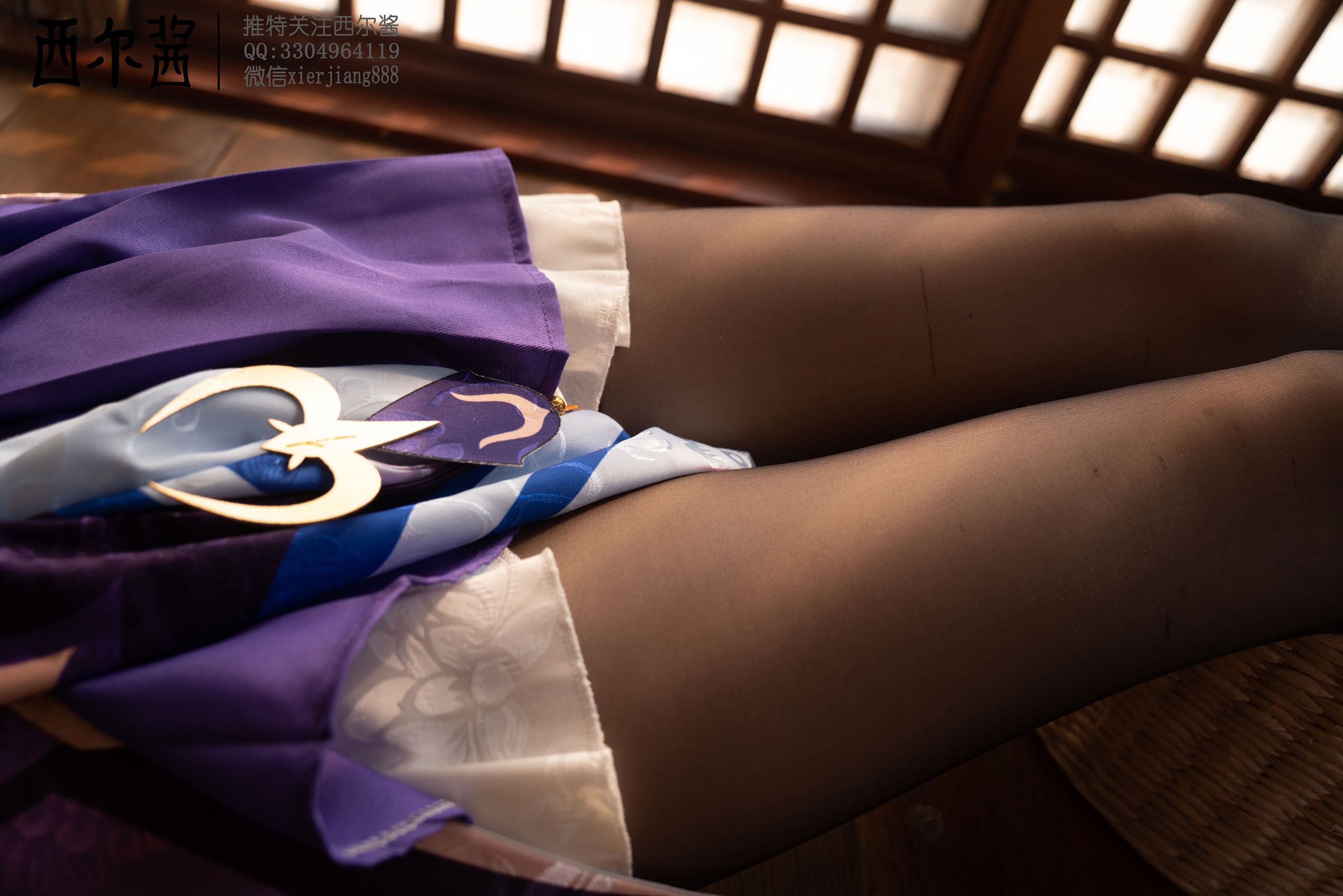 [福利COS] 微博萌妹子西尔酱 - 刻晴腿