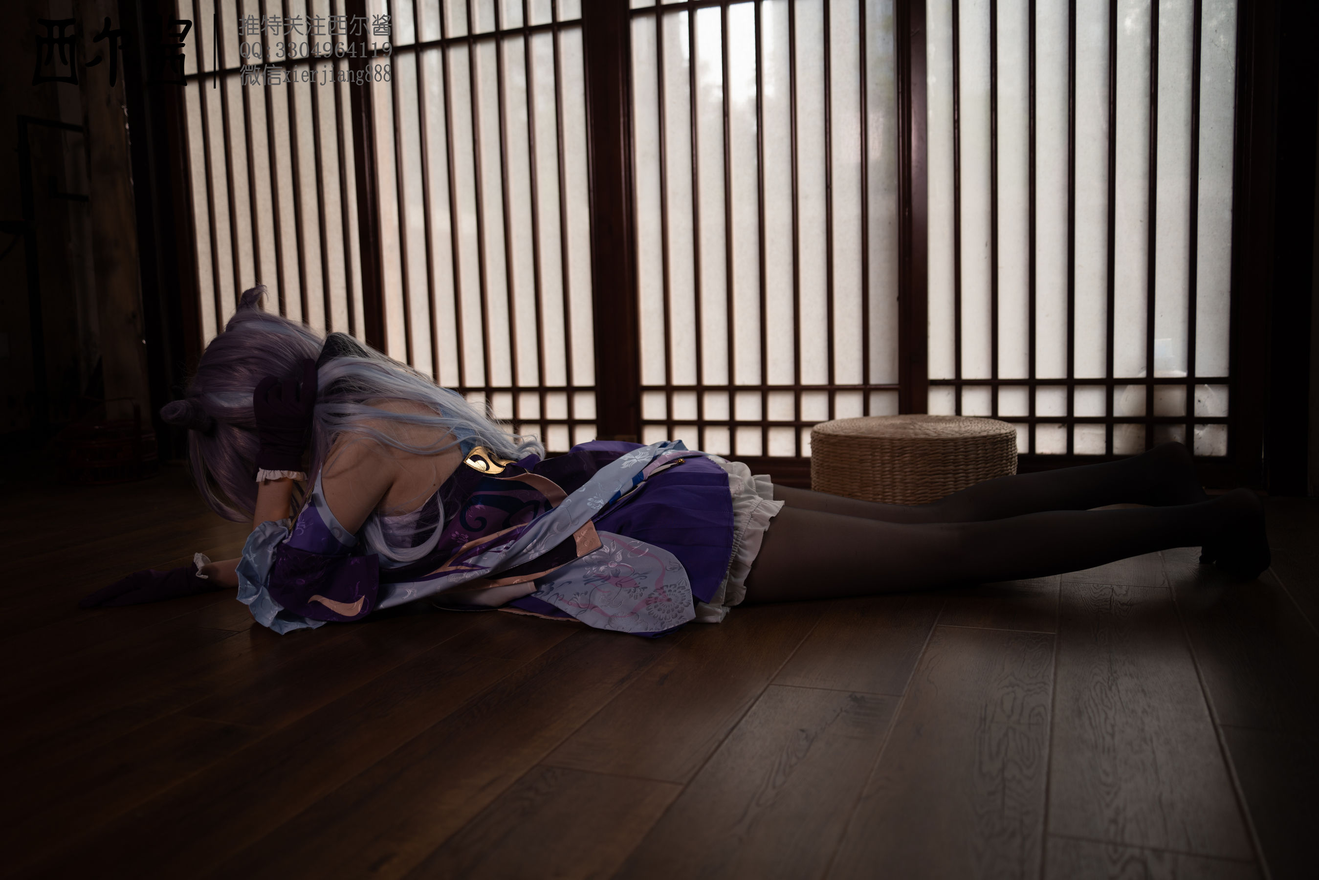 [福利COS] 微博萌妹子西尔酱 - 刻晴腿