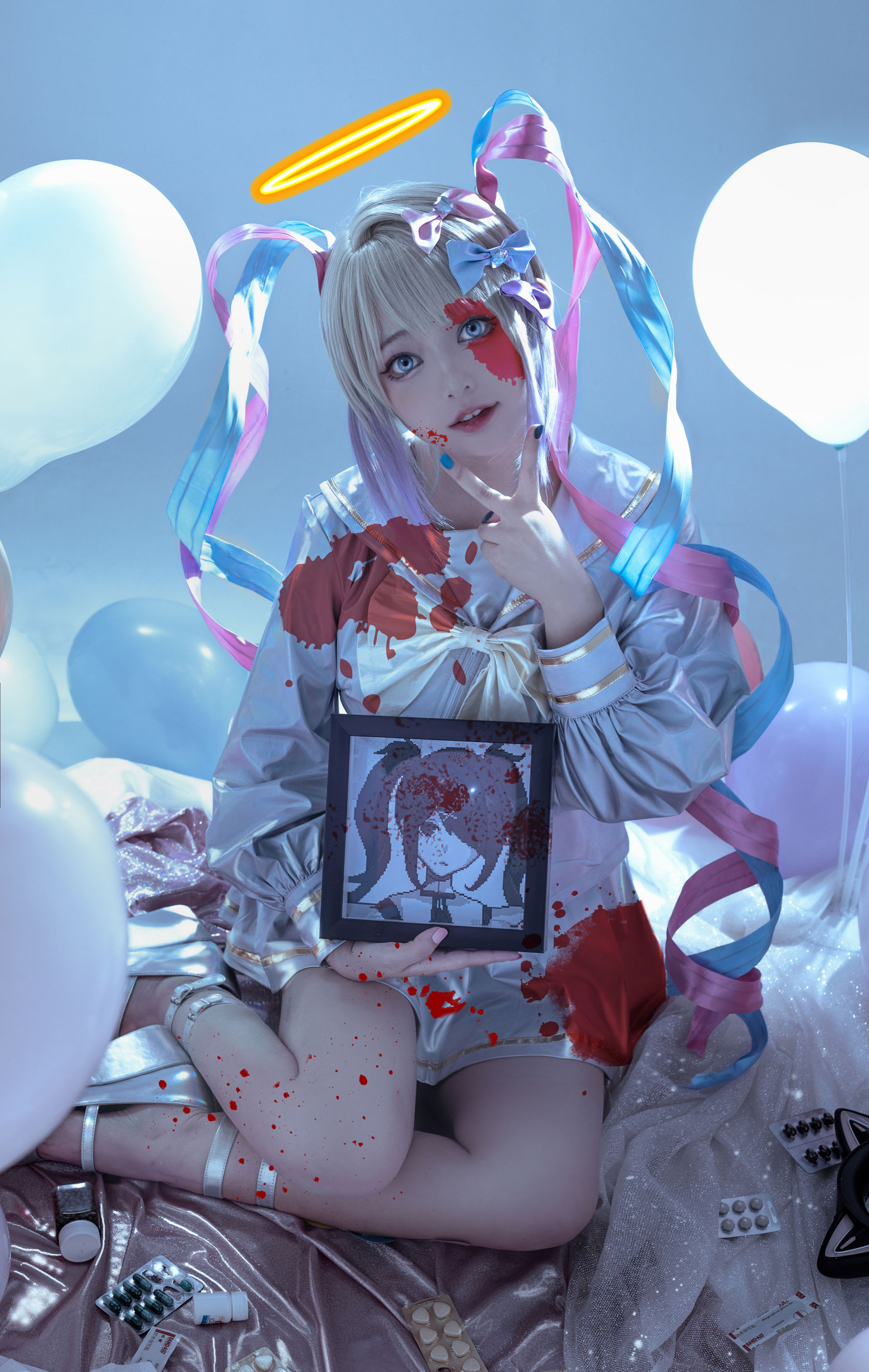 [福利COS] 斗鱼主播尤猫醒醒ovo写真 - 超天酱