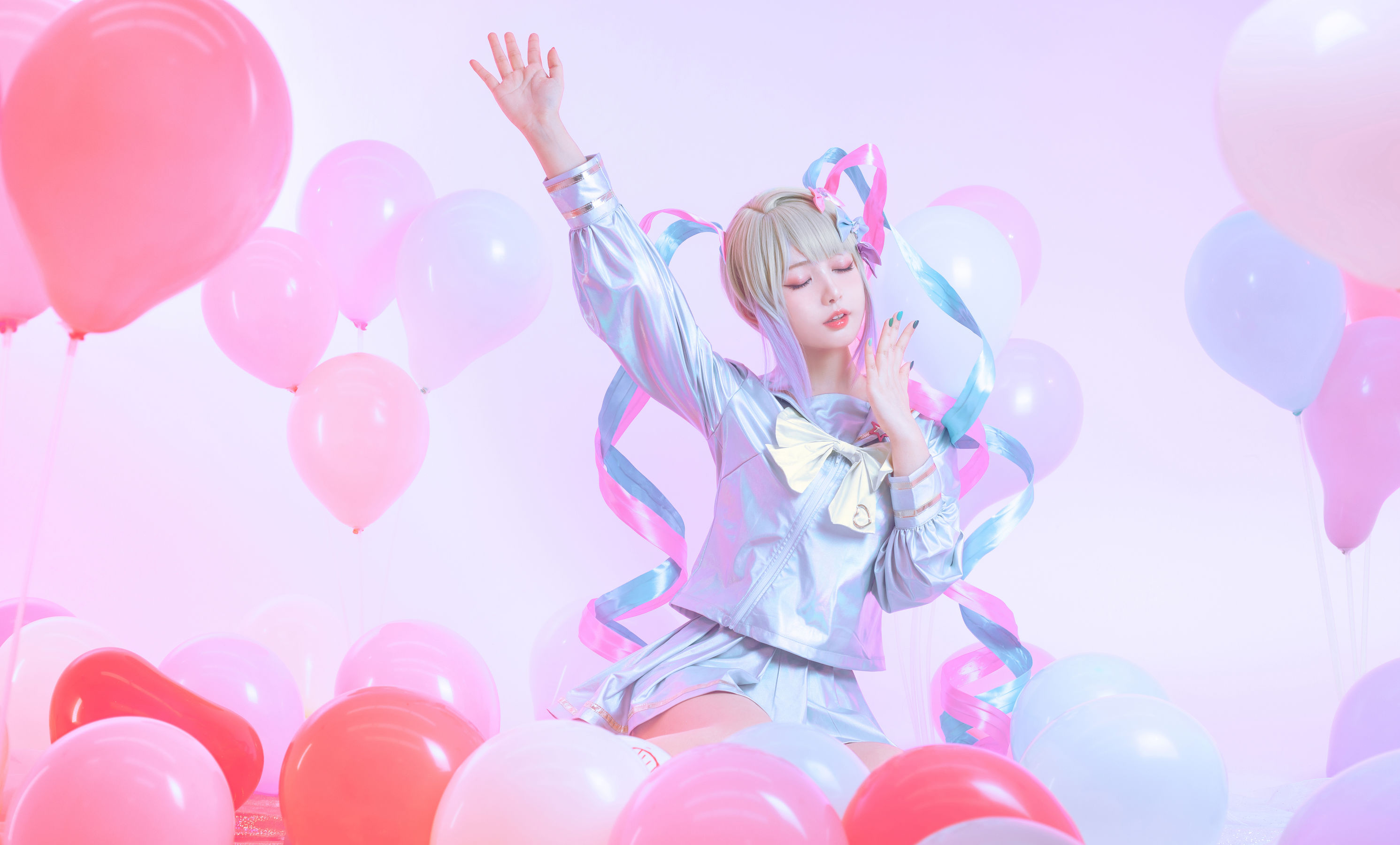 [福利COS] 斗鱼主播尤猫醒醒ovo写真 - 超天酱