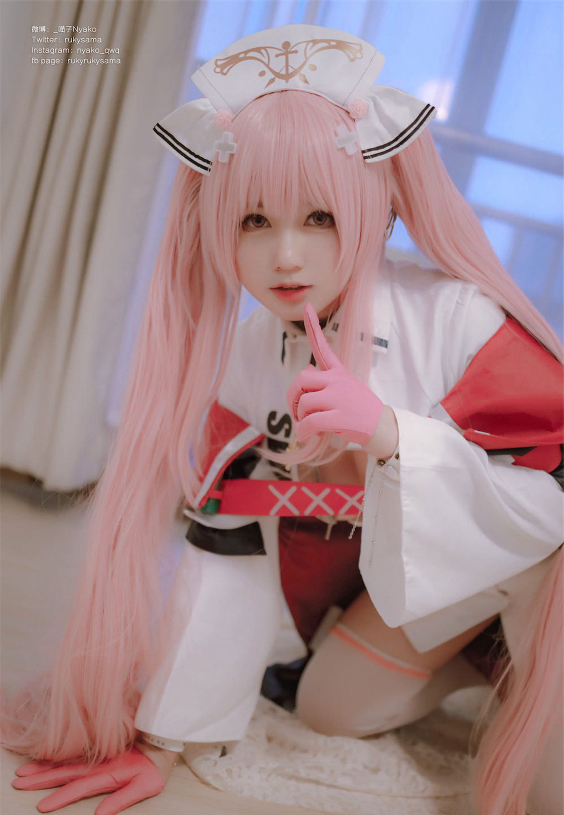[福利COS] 萌妹子Nyako喵子 - 英仙座护士