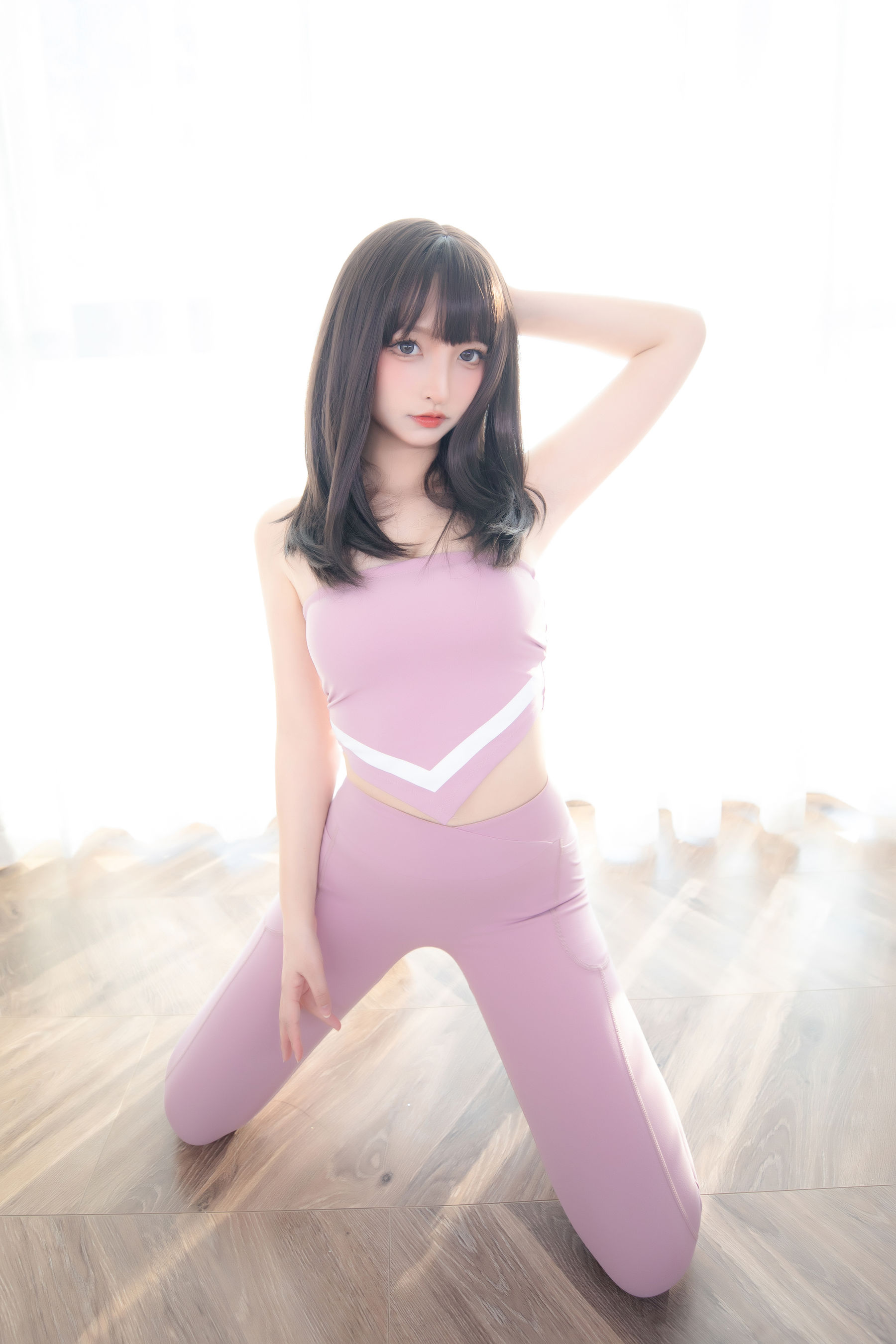 [福利COS] 萝莉神楽板真冬 草莓蜜桃