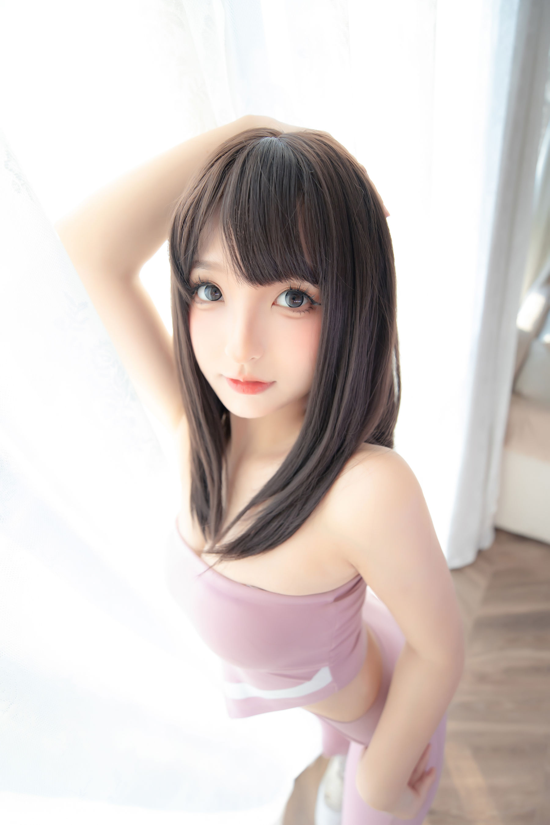 [福利COS] 萝莉神楽板真冬 草莓蜜桃