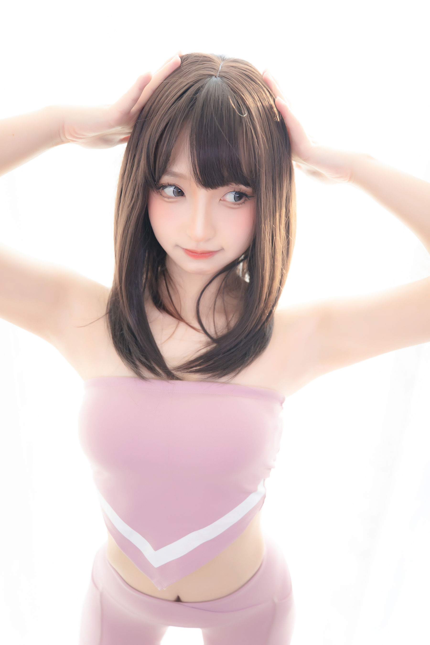 [福利COS] 萝莉神楽板真冬 草莓蜜桃