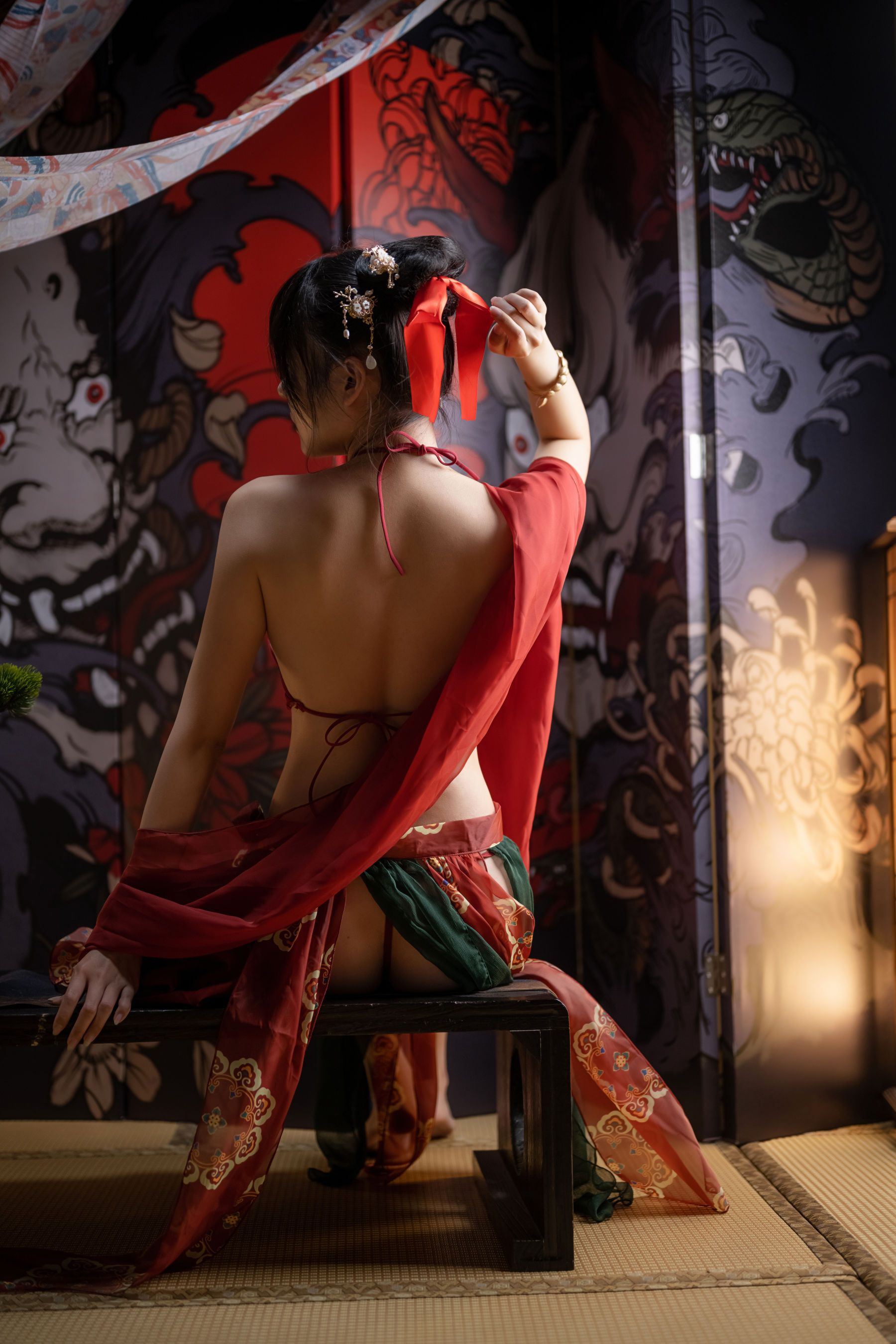 [福利COS] 香草喵露露写真 - 2022春节贺图