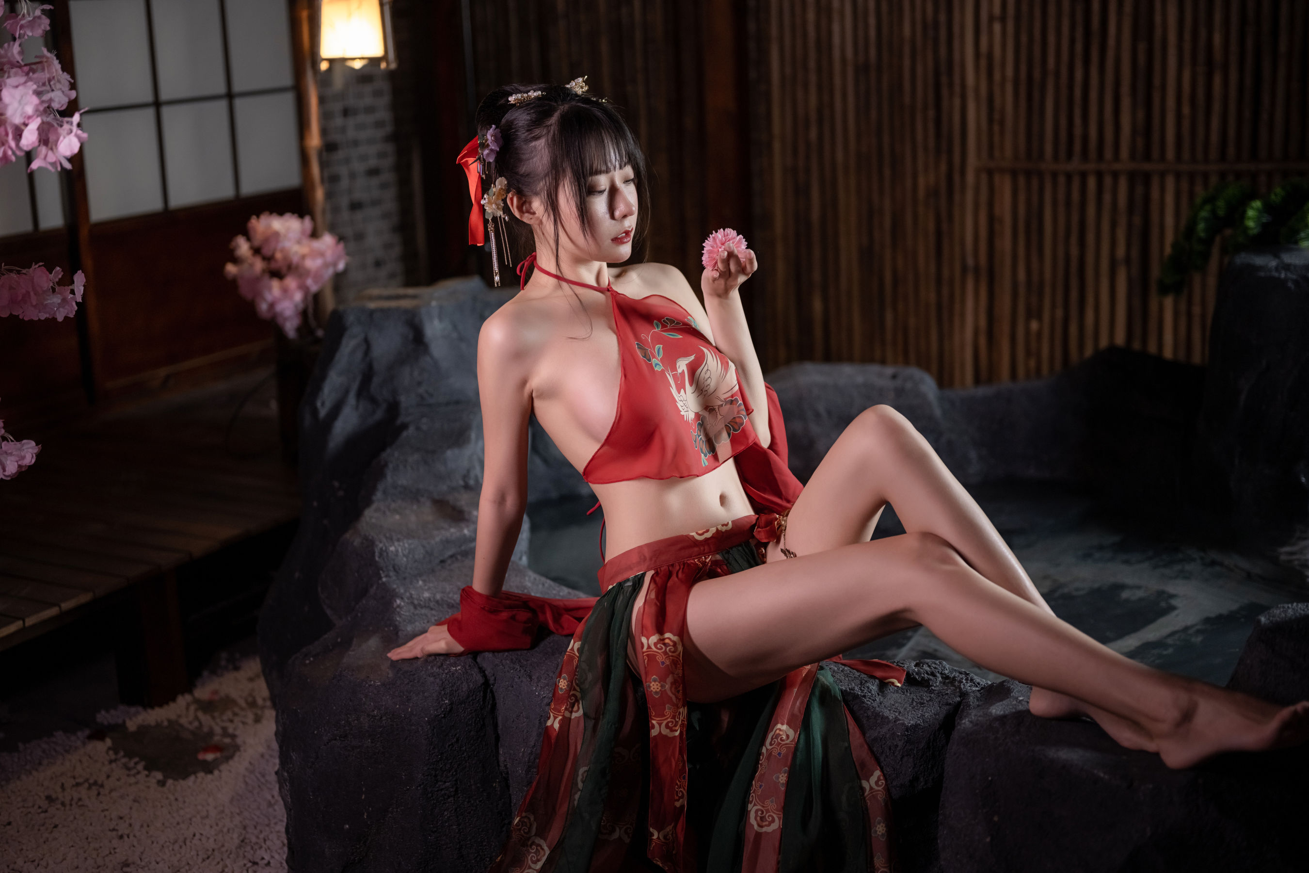 [福利COS] 香草喵露露写真 - 2022春节贺图